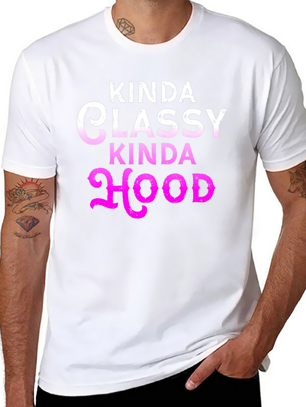 Kinda Classy Kinda Hood Graphic T-Shirt