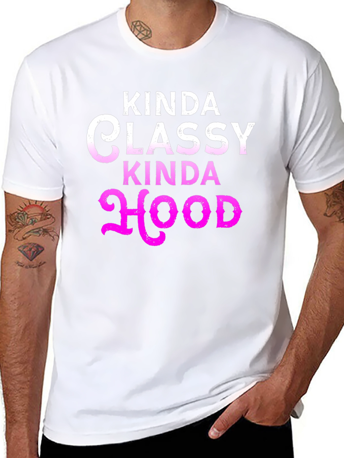Kinda Classy Kinda Hood Graphic T-Shirt