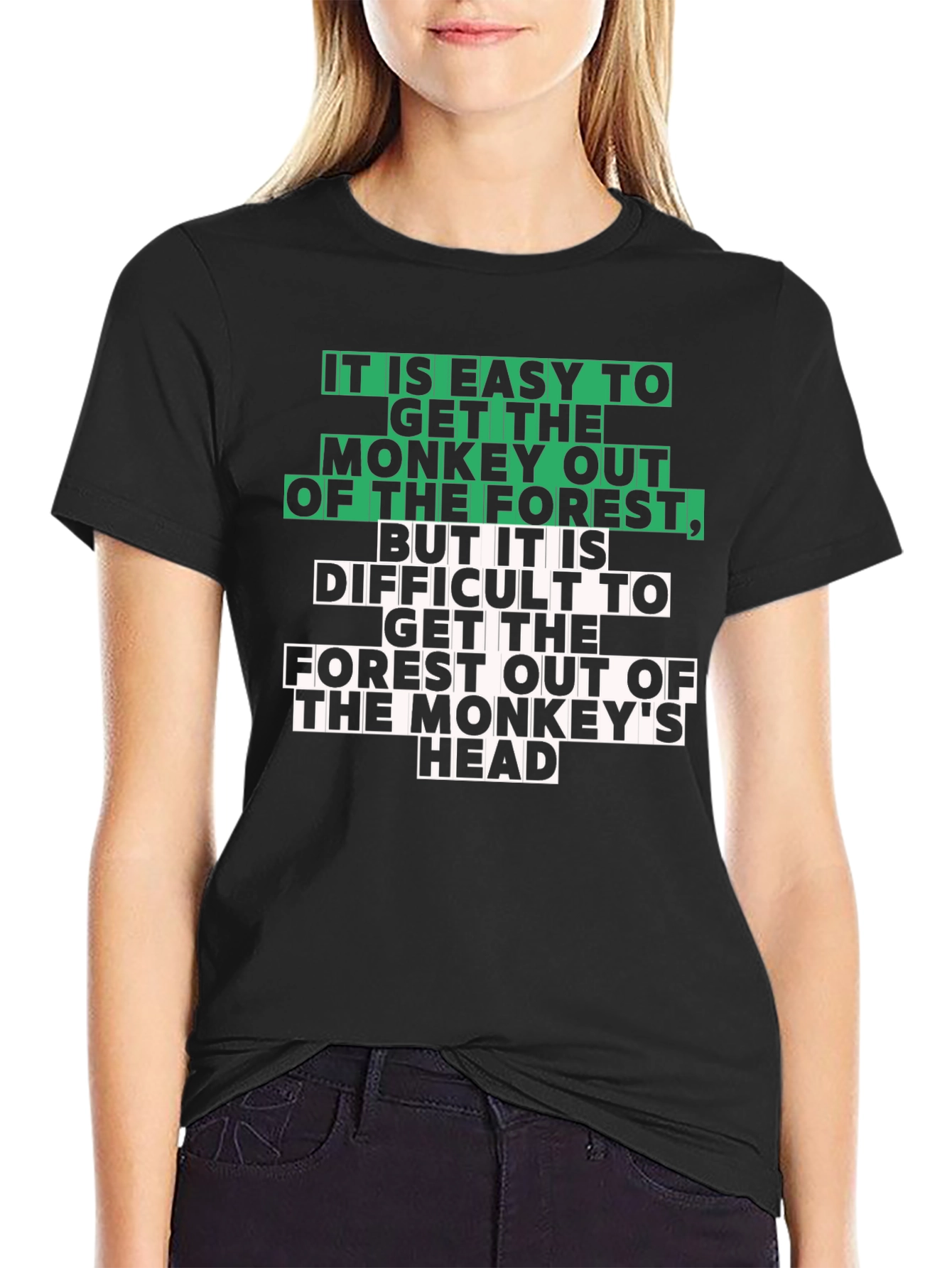 Monkey Forest Graphic Tee - Unique & Humorous
