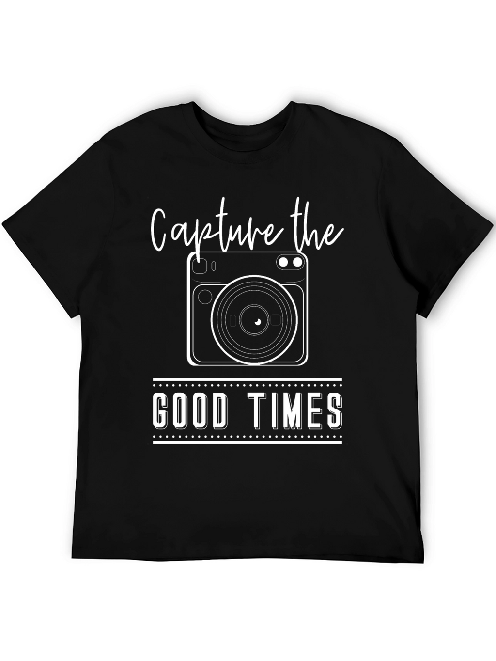Capture the Good Times Black Graphic Tee