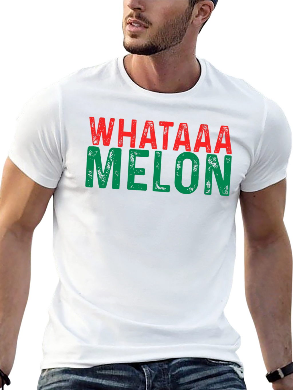 What A Melon Graphic Tee - Black