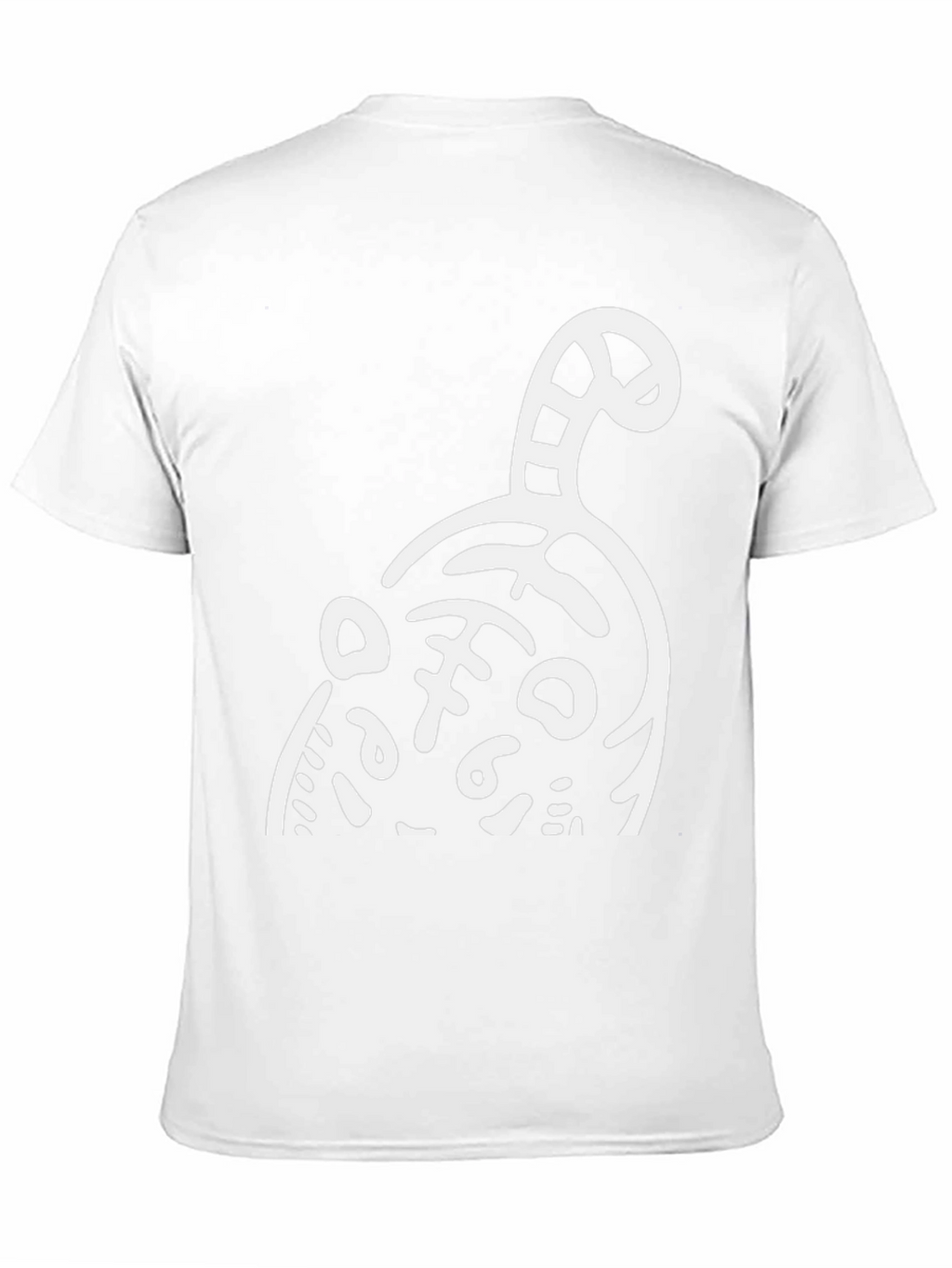 Abstract Tiger Graphic Tee - Mens Black T-Shirt