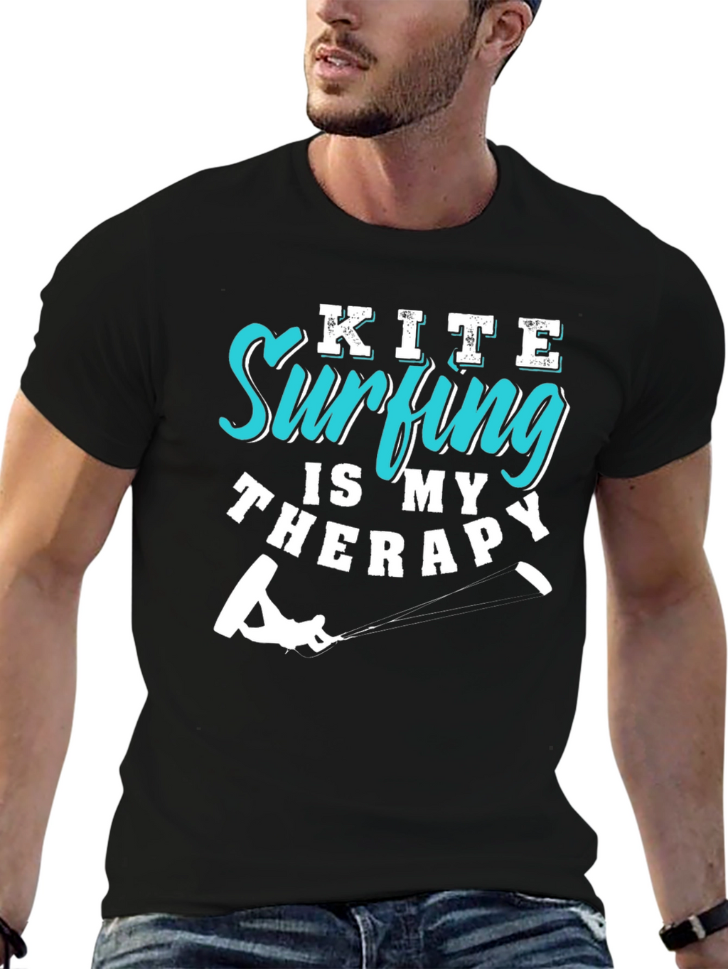 Kite Surfing Therapy T-Shirt