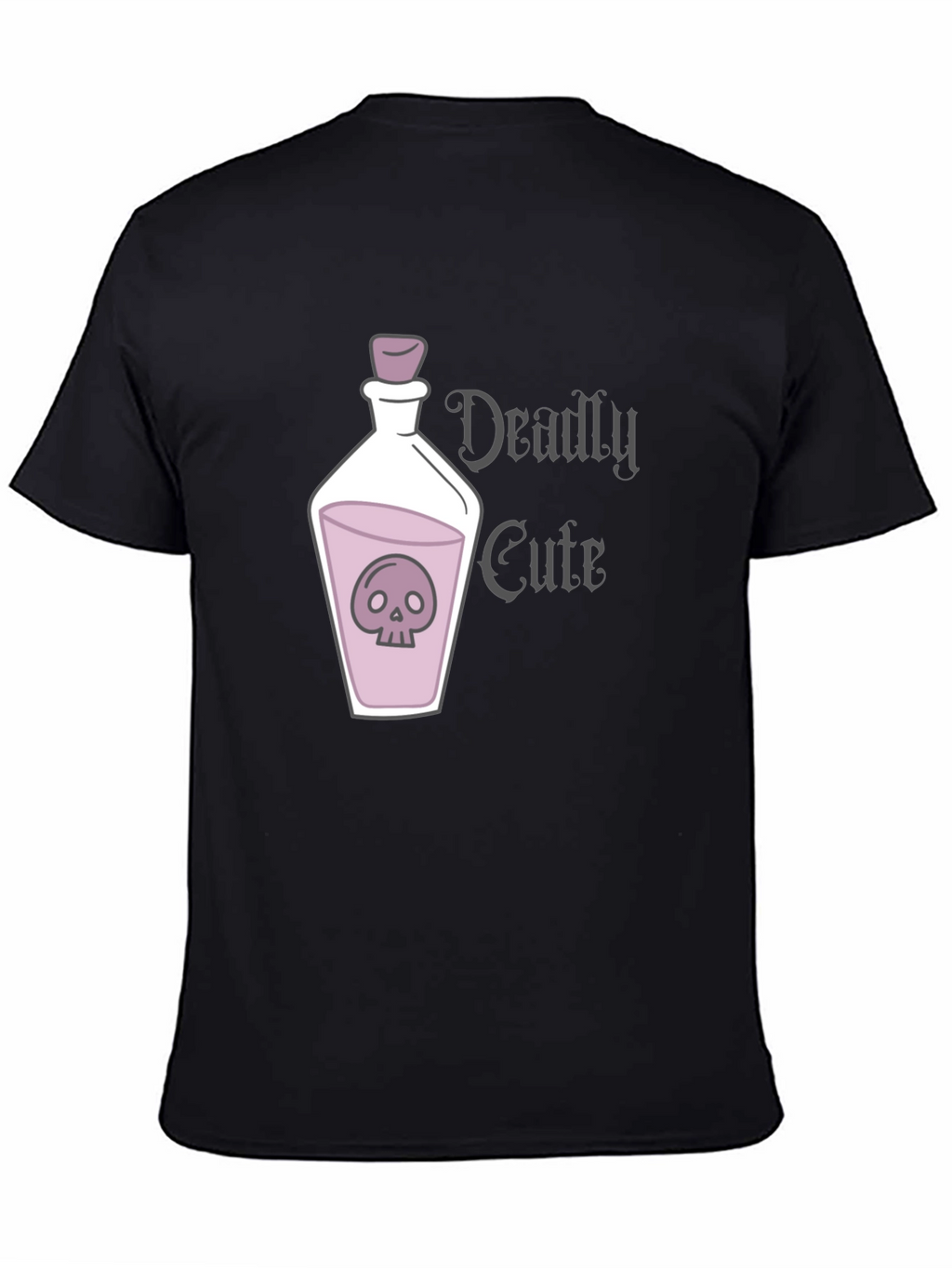 Deadly Cute Skull Potion Graphic T-Shirt