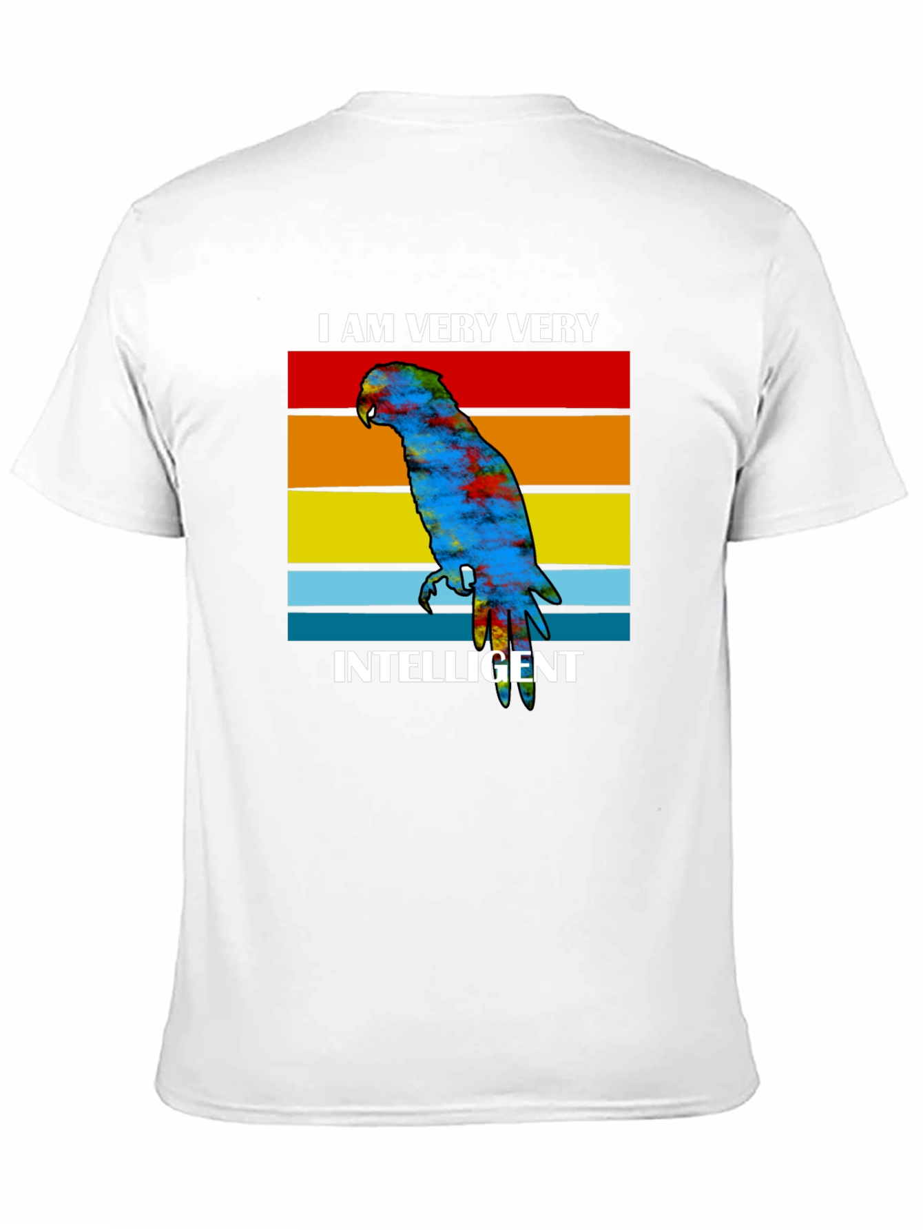 Intelligent Parrot Graphic Tee - Unique Design