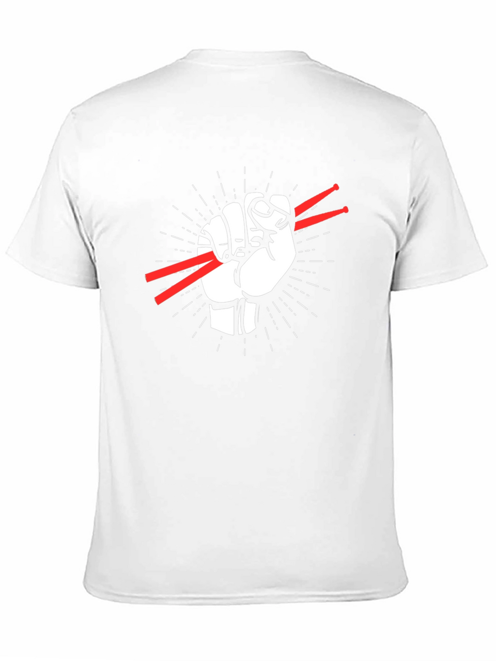 Drummers Fist T-Shirt - Rock Music Tee