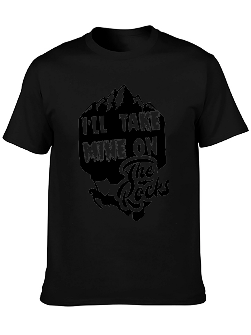 Ill Take Mine On The Rocks Graphic Tee