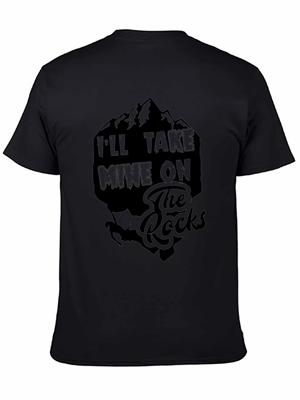 Ill Take Mine On The Rocks Graphic Tee