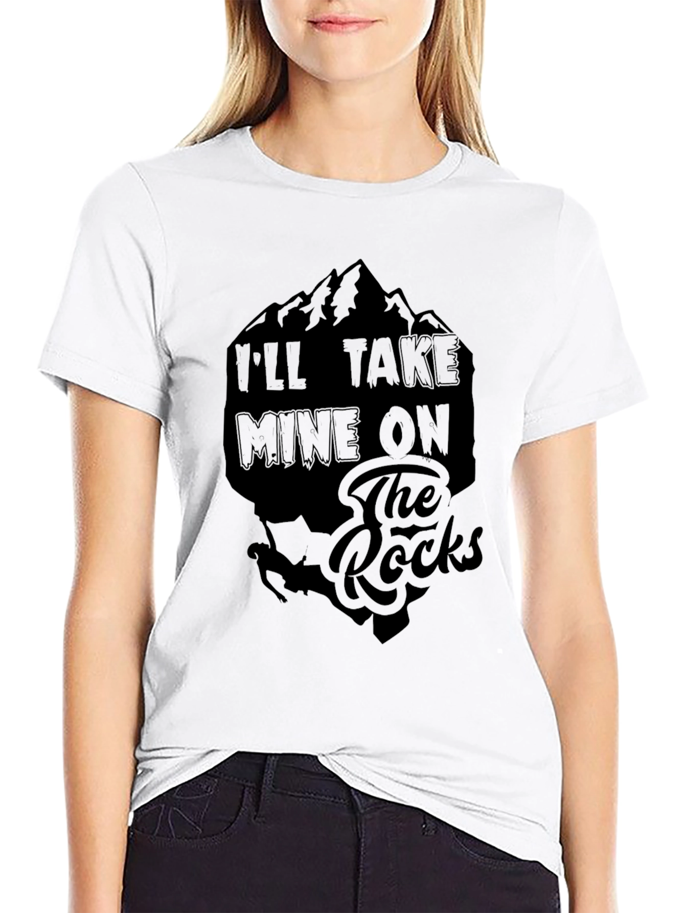 Ill Take Mine On The Rocks Graphic Tee