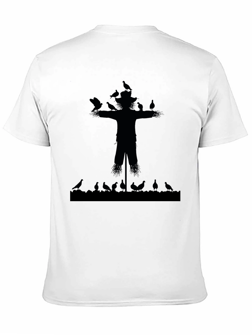 Scarecrow and Crows Graphic T-Shirt