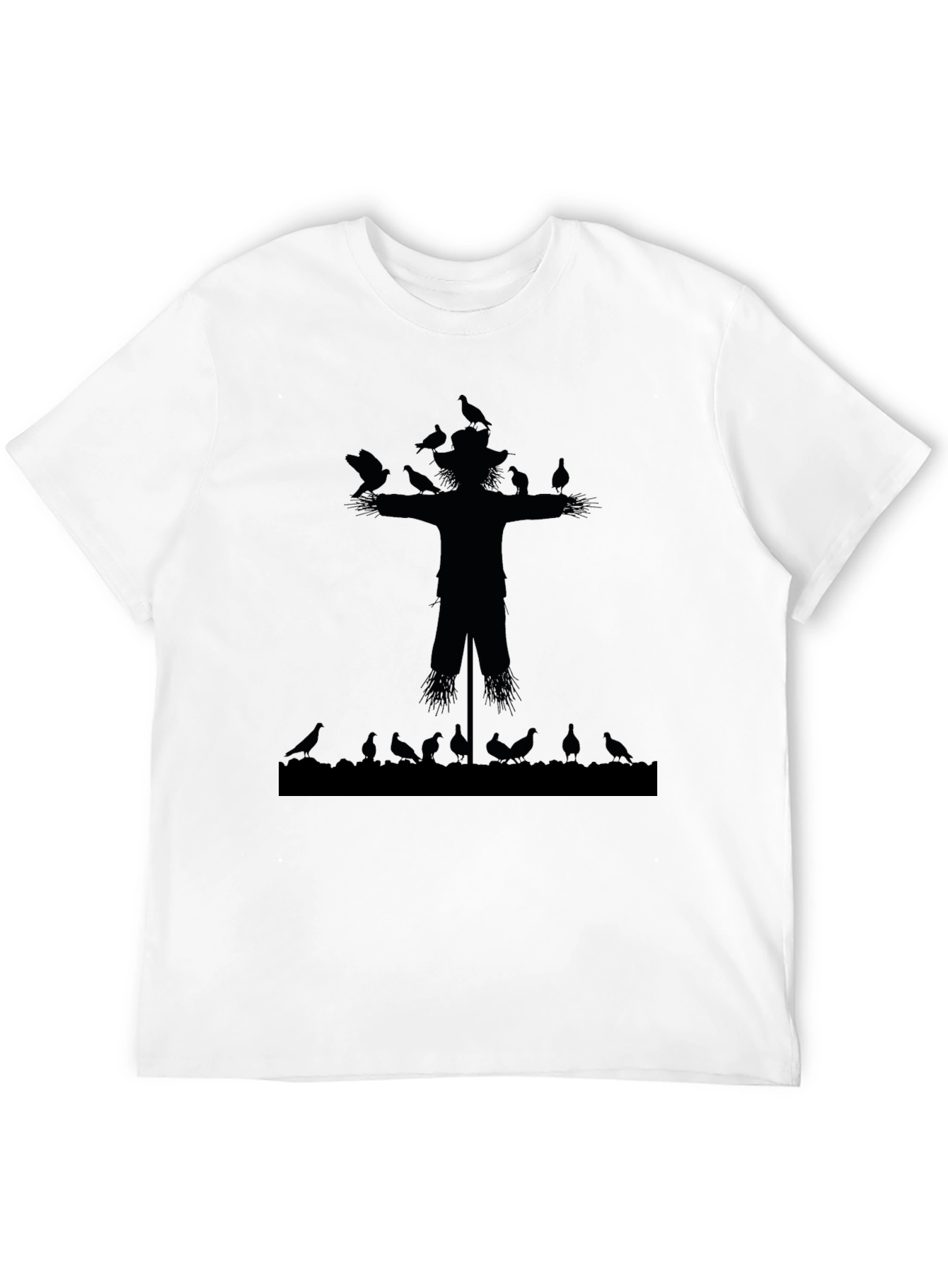Scarecrow and Crows Graphic T-Shirt