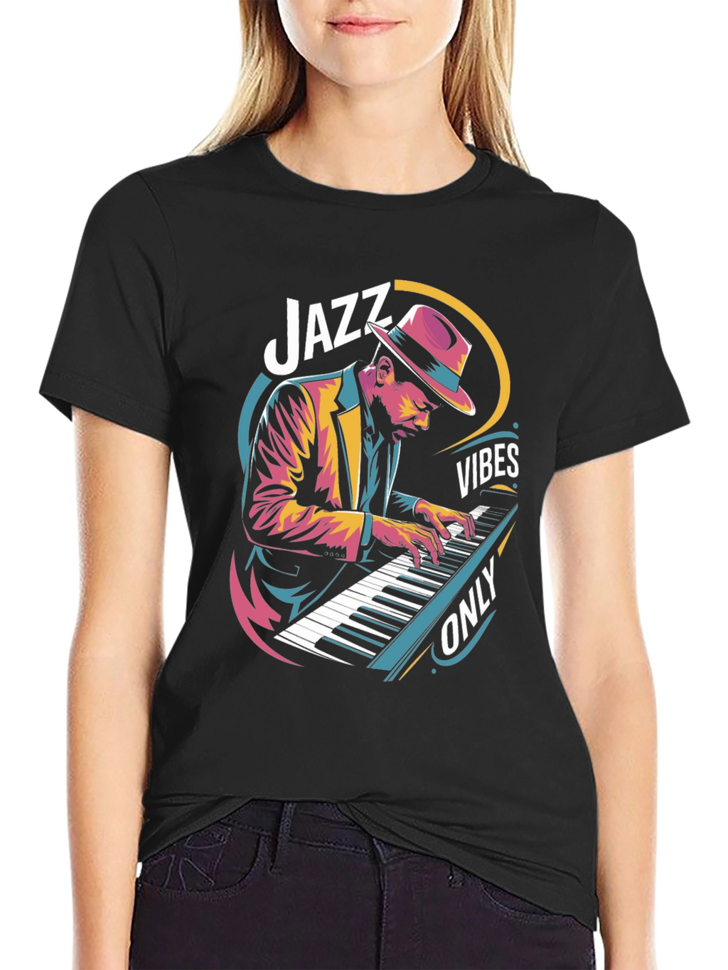 Jazz Vibes Only Graphic T-Shirt