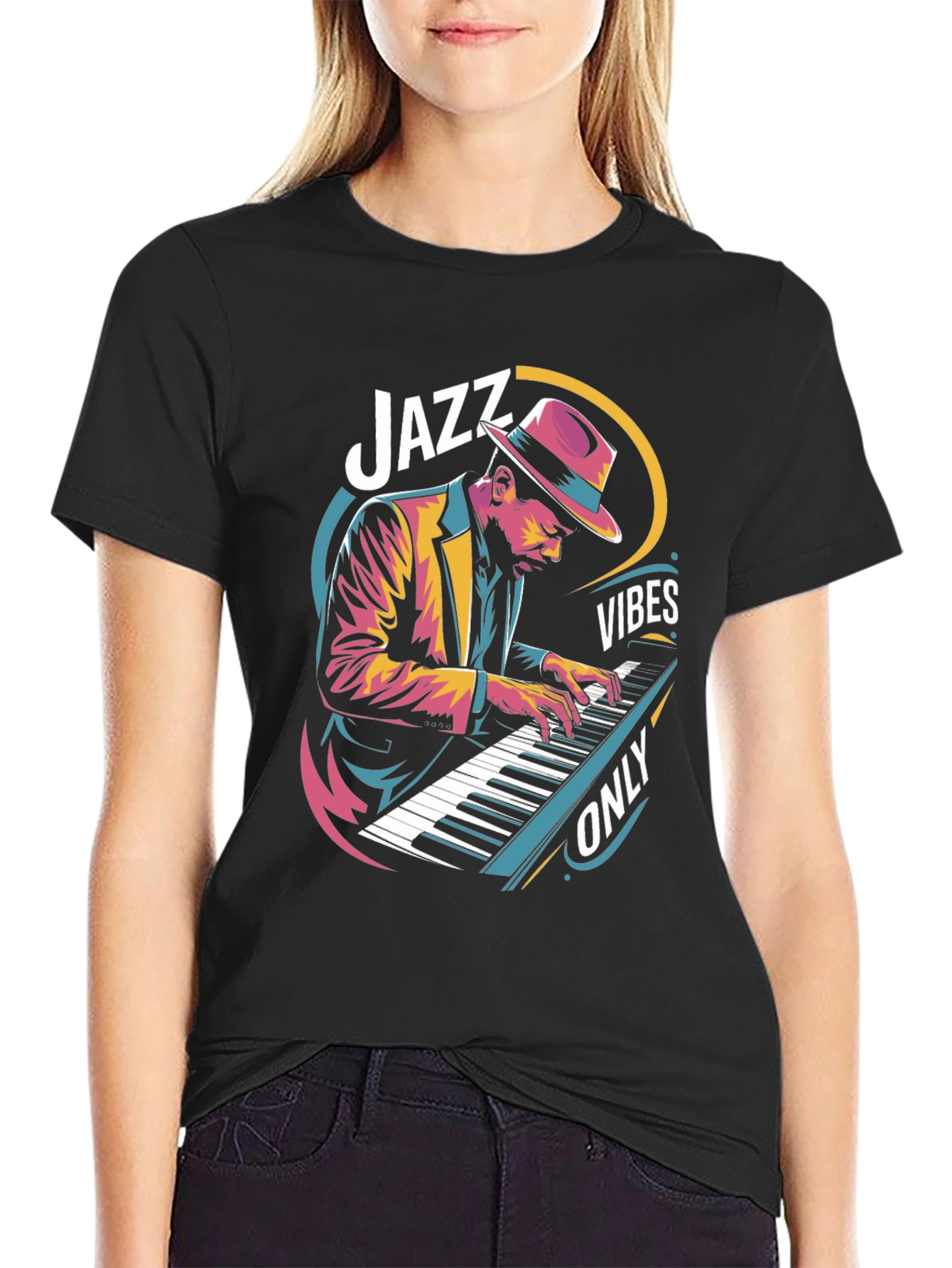 Jazz Vibes Only Graphic T-Shirt