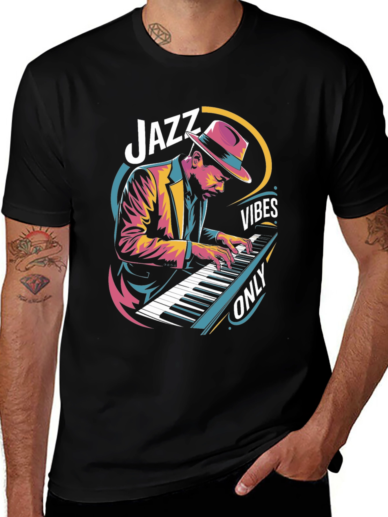 Jazz Vibes Only Graphic T-Shirt