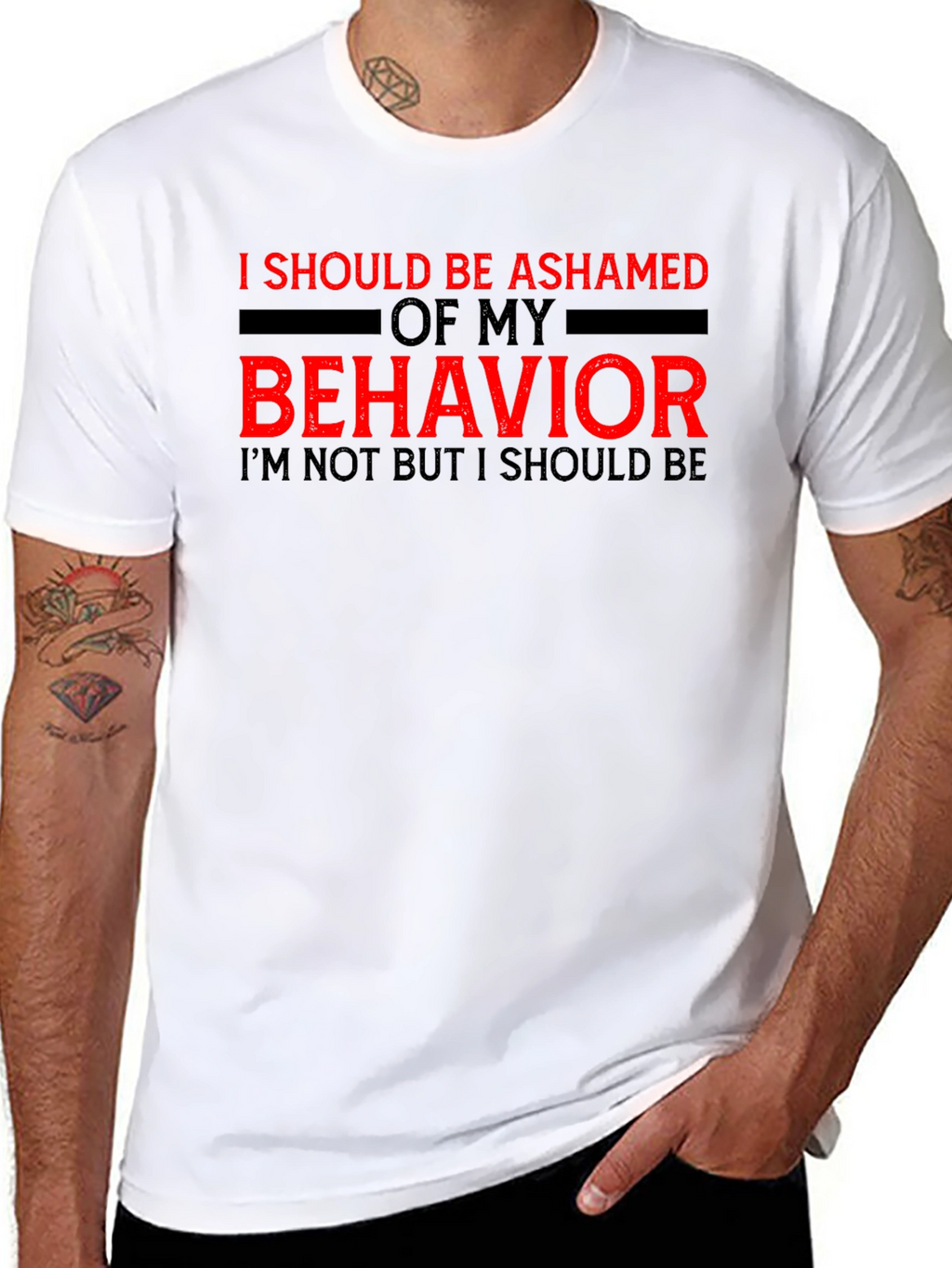 Ashamed of My Behavior Tee