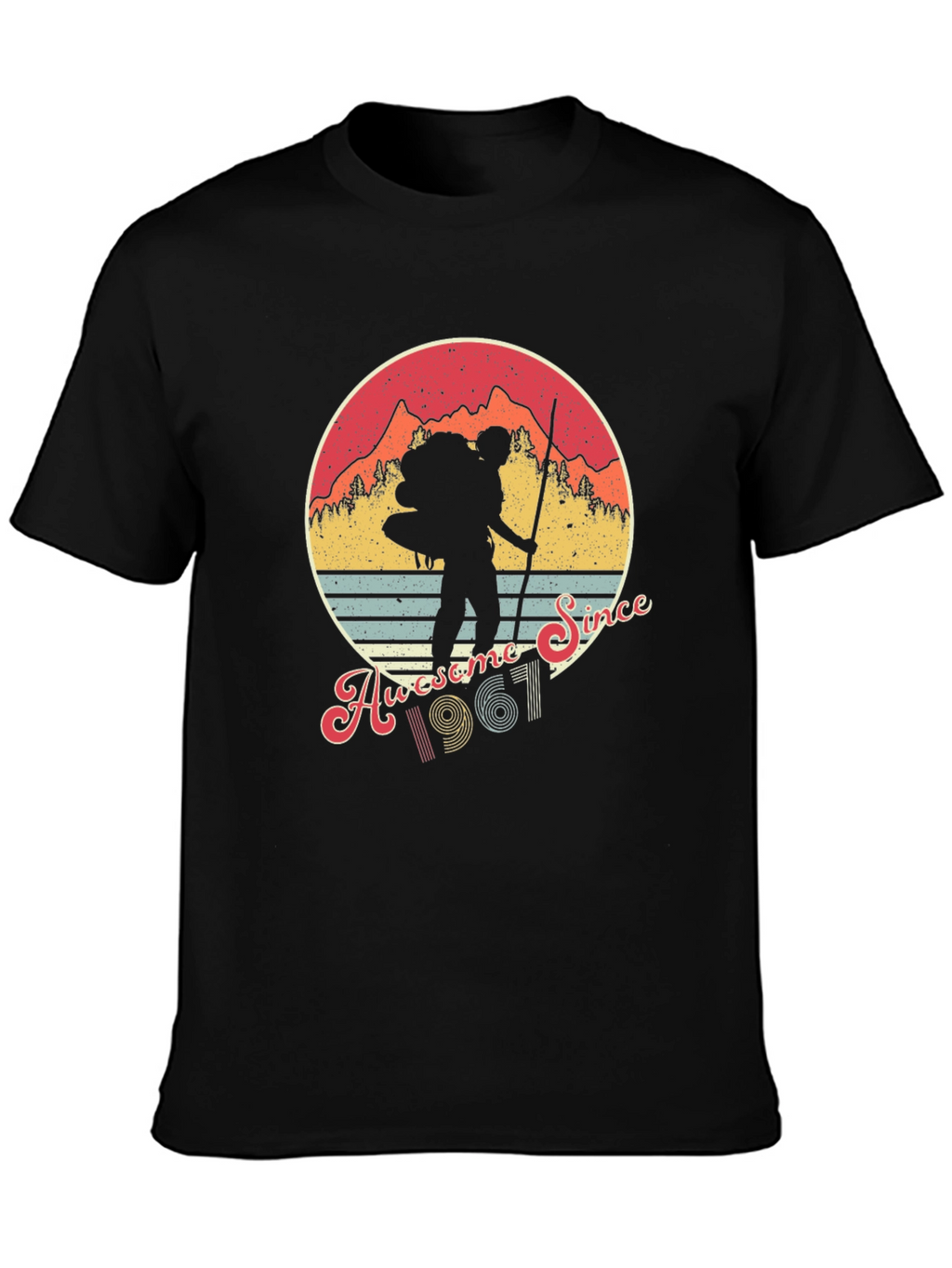 Awesome Since 1961 Hiking T-Shirt