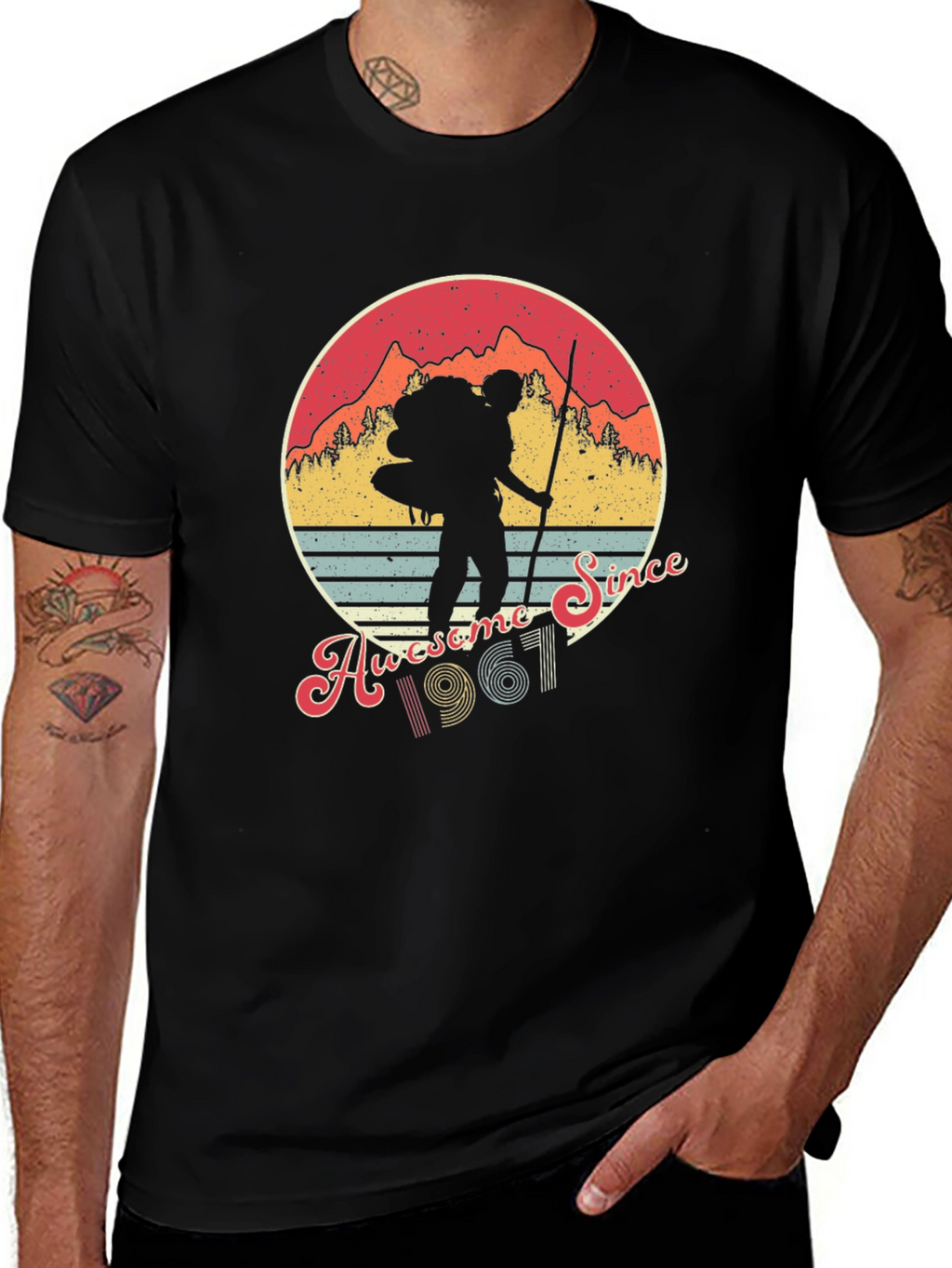 Awesome Since 1961 Hiking T-Shirt