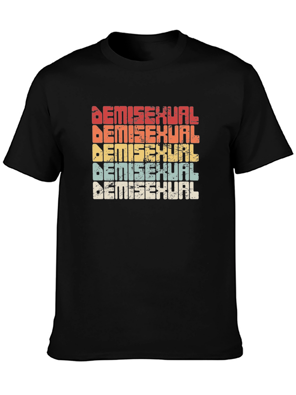 Demisexual Pride Retro T-Shirt