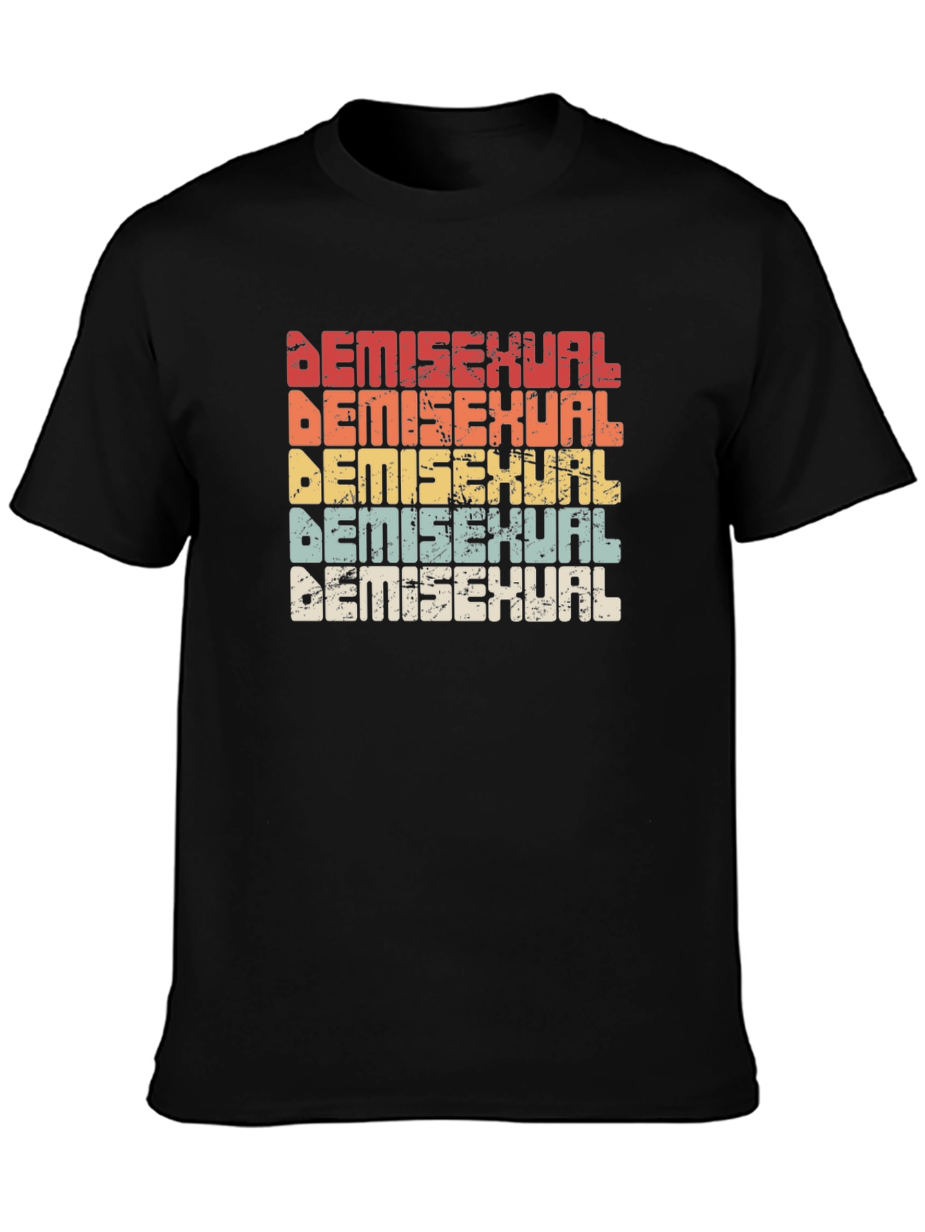 Demisexual Pride Retro T-Shirt