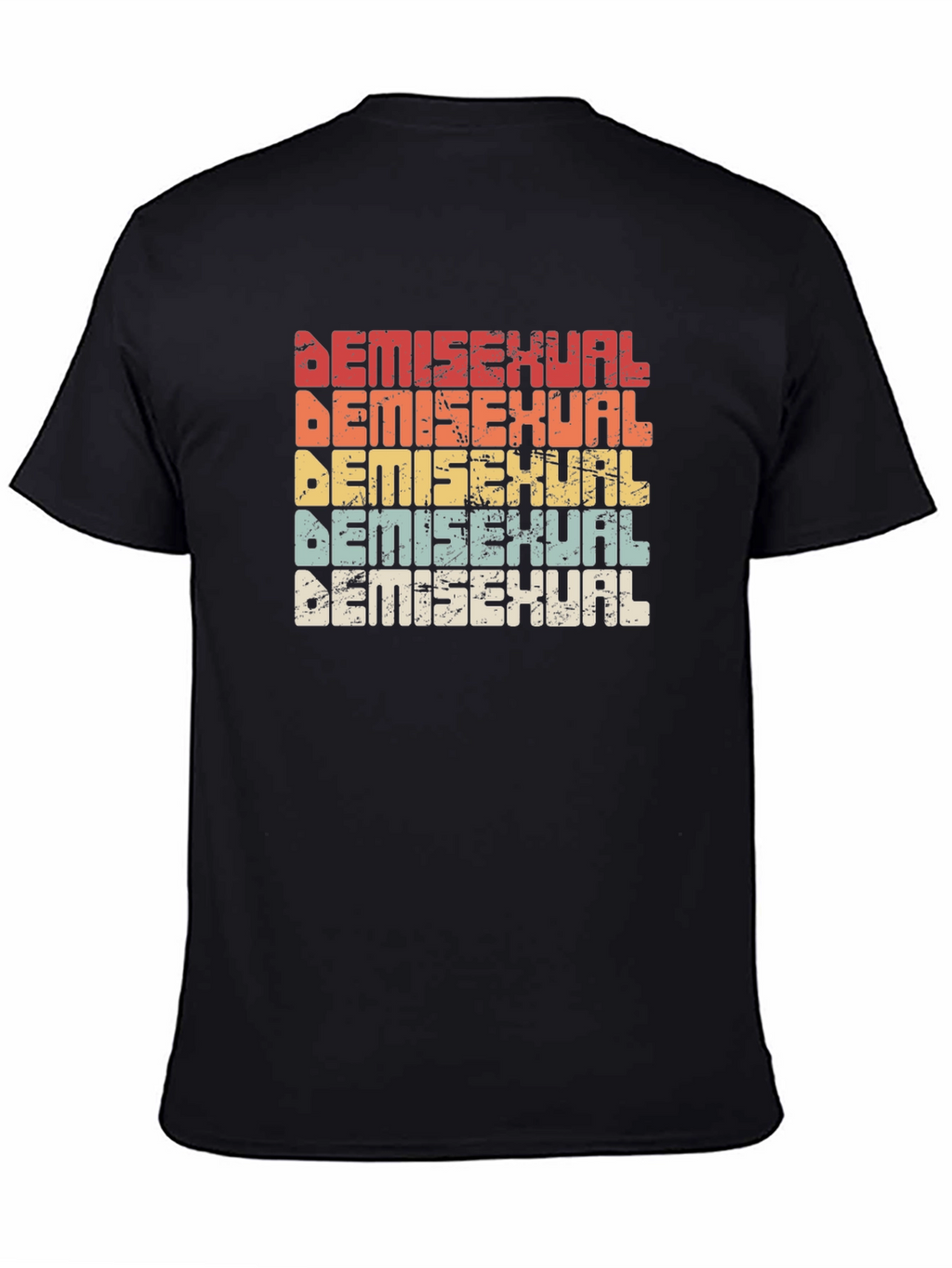 Demisexual Pride Retro T-Shirt