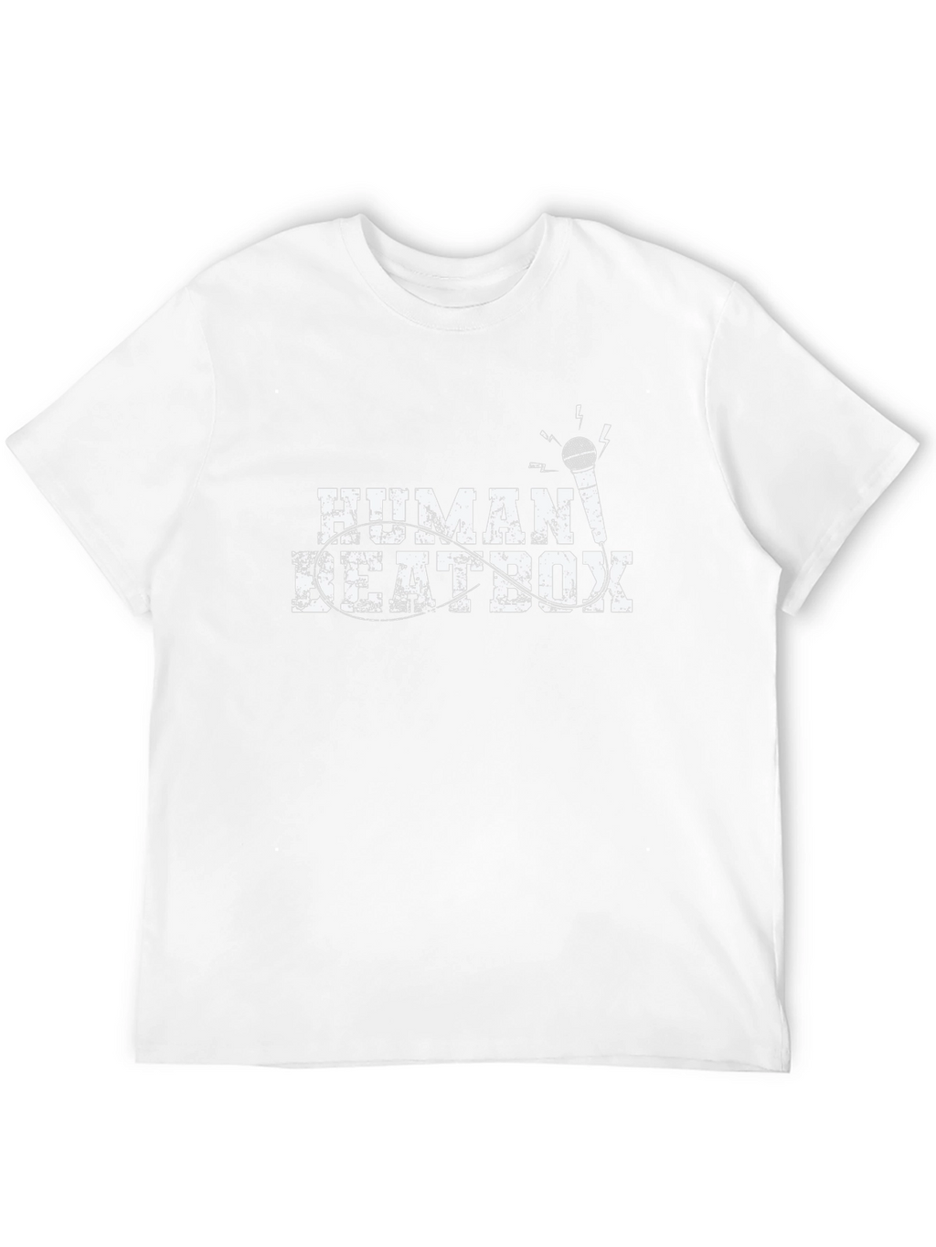 Human Beatbox Black Graphic Tee - Music Lover Shirt