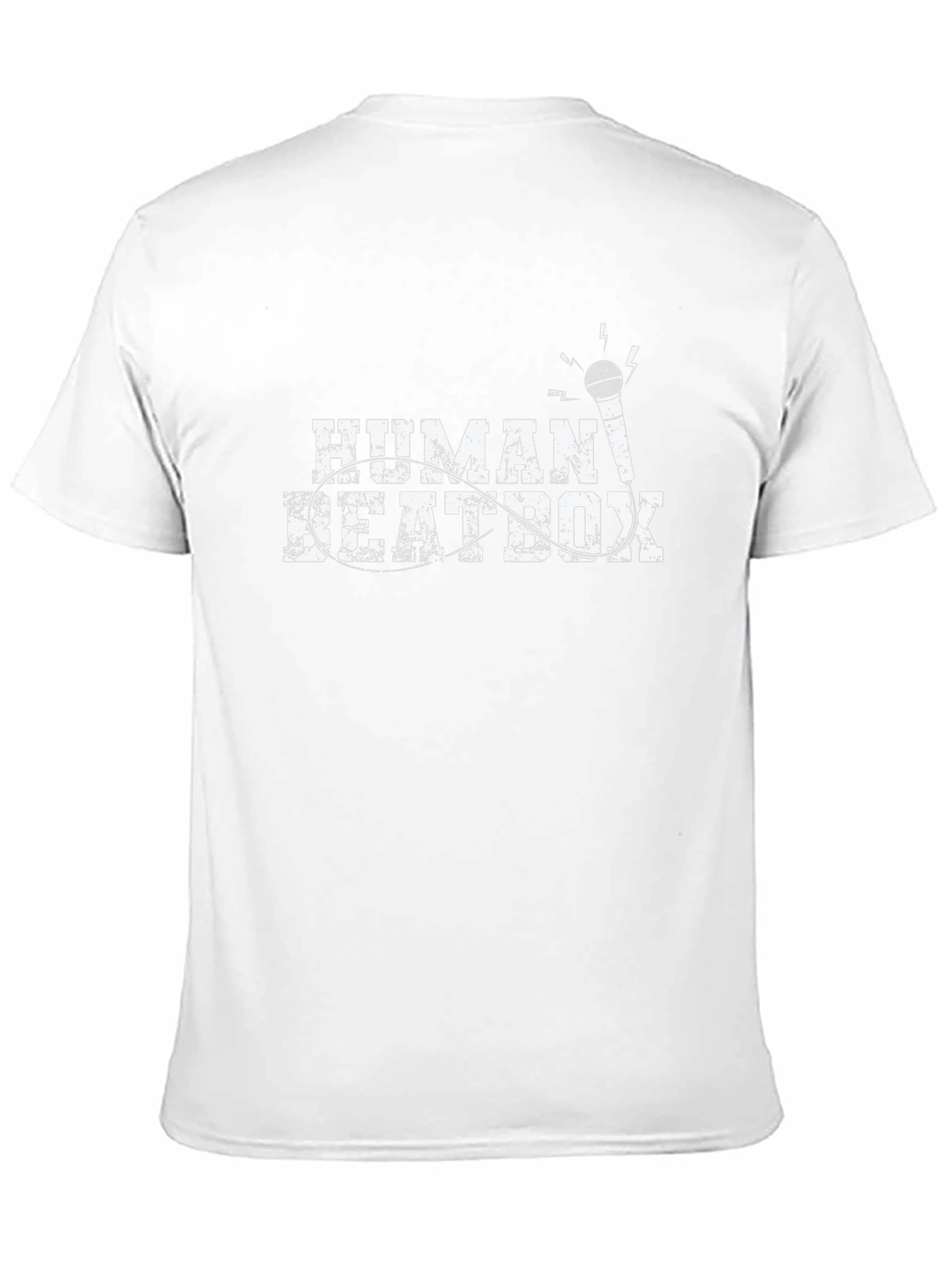 Human Beatbox Black Graphic Tee - Music Lover Shirt