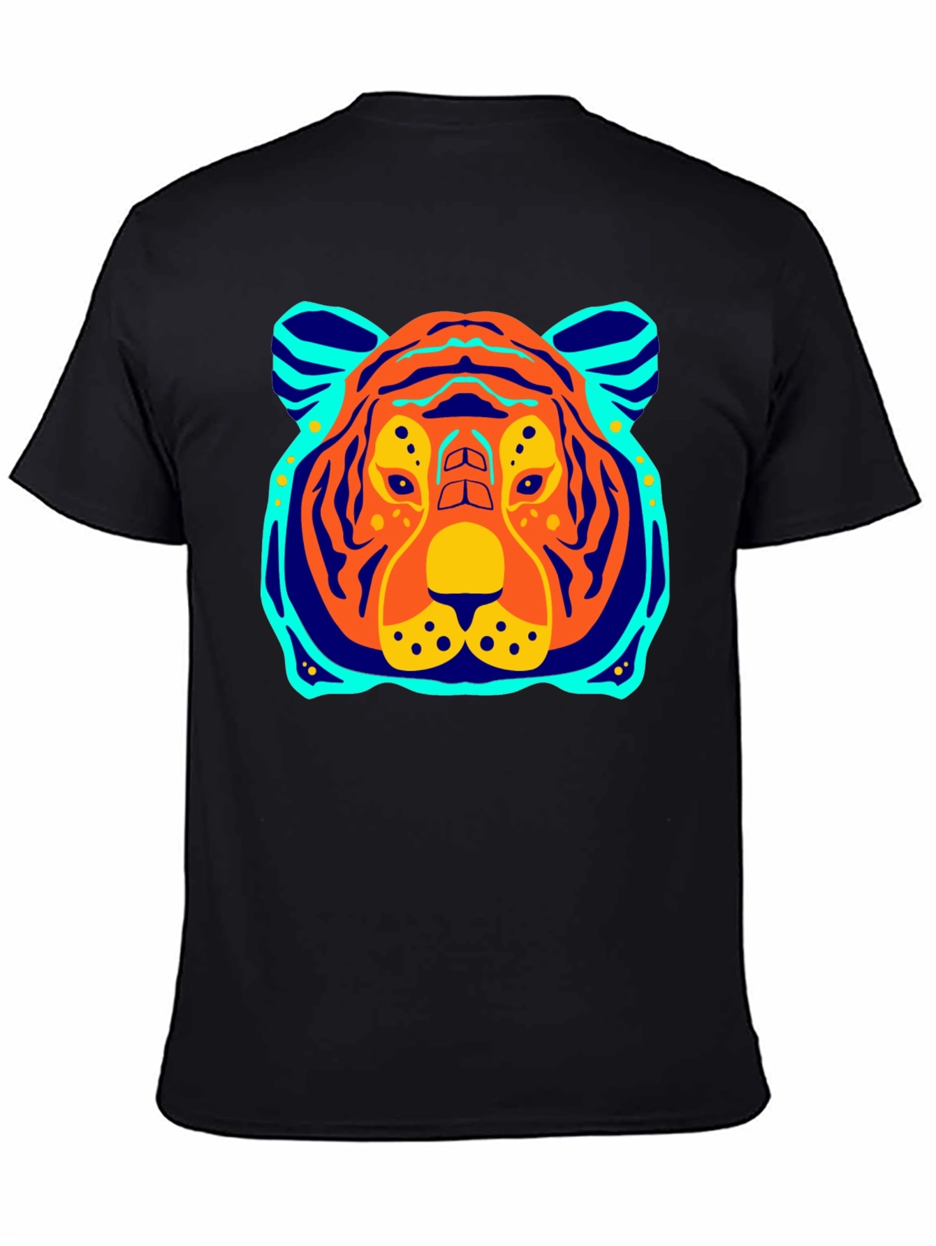 Tiger Graphic Tee - Bold Black T-Shirt