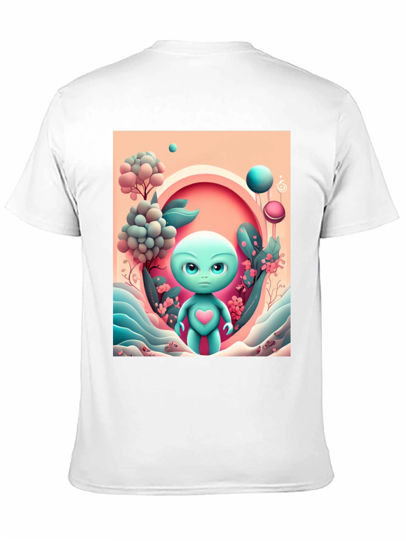 Alien Heart Tee - Funky Graphic T-Shirt