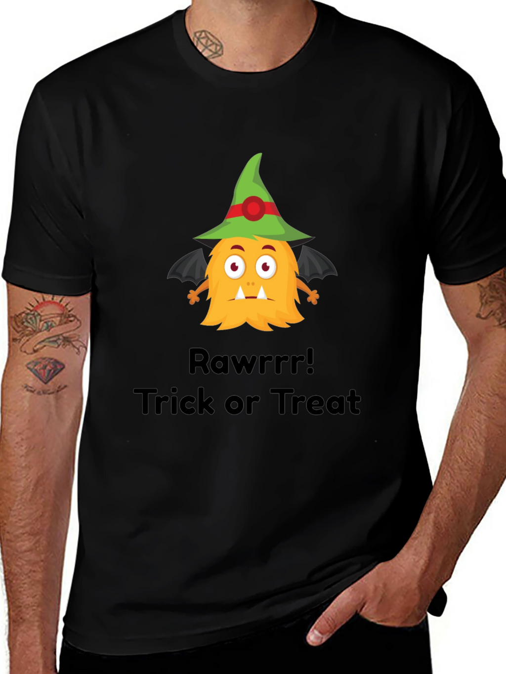 Halloween Monster T-Shirt - Trick or Treat Rawrrr!