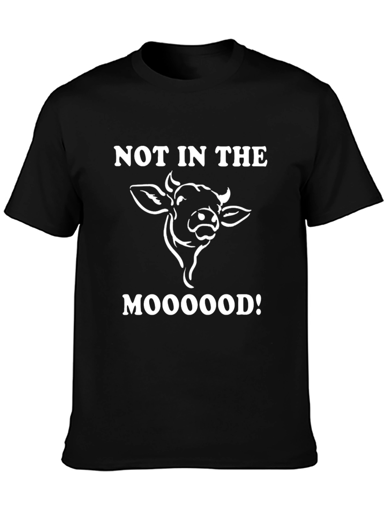 Not In The Mooood Graphic T-Shirt