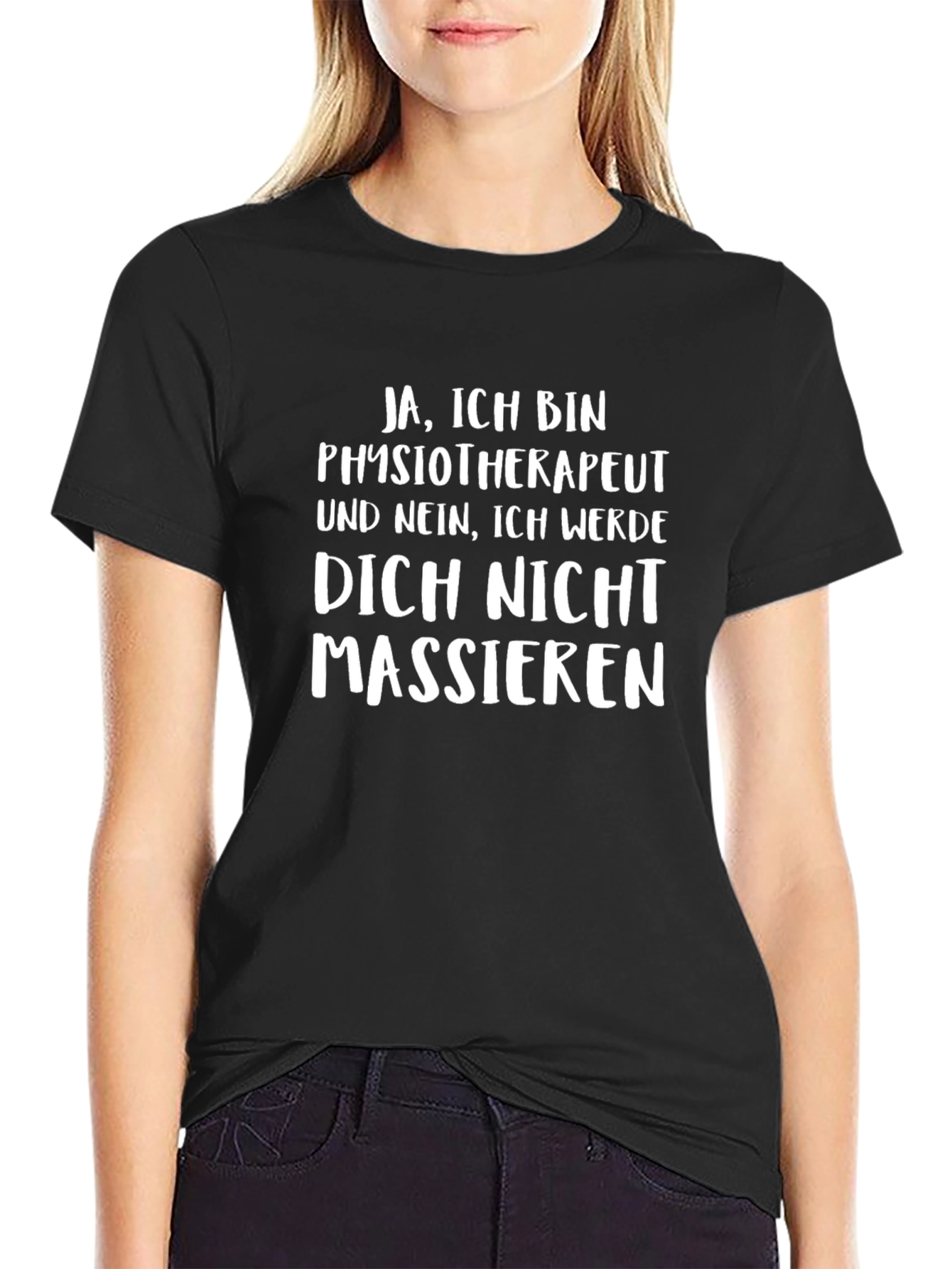 Physiotherapist Novelty T-Shirt - Funny German Text