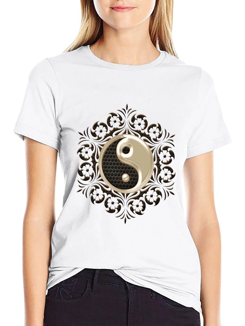 Yin Yang Graphic Tee - Balance Design
