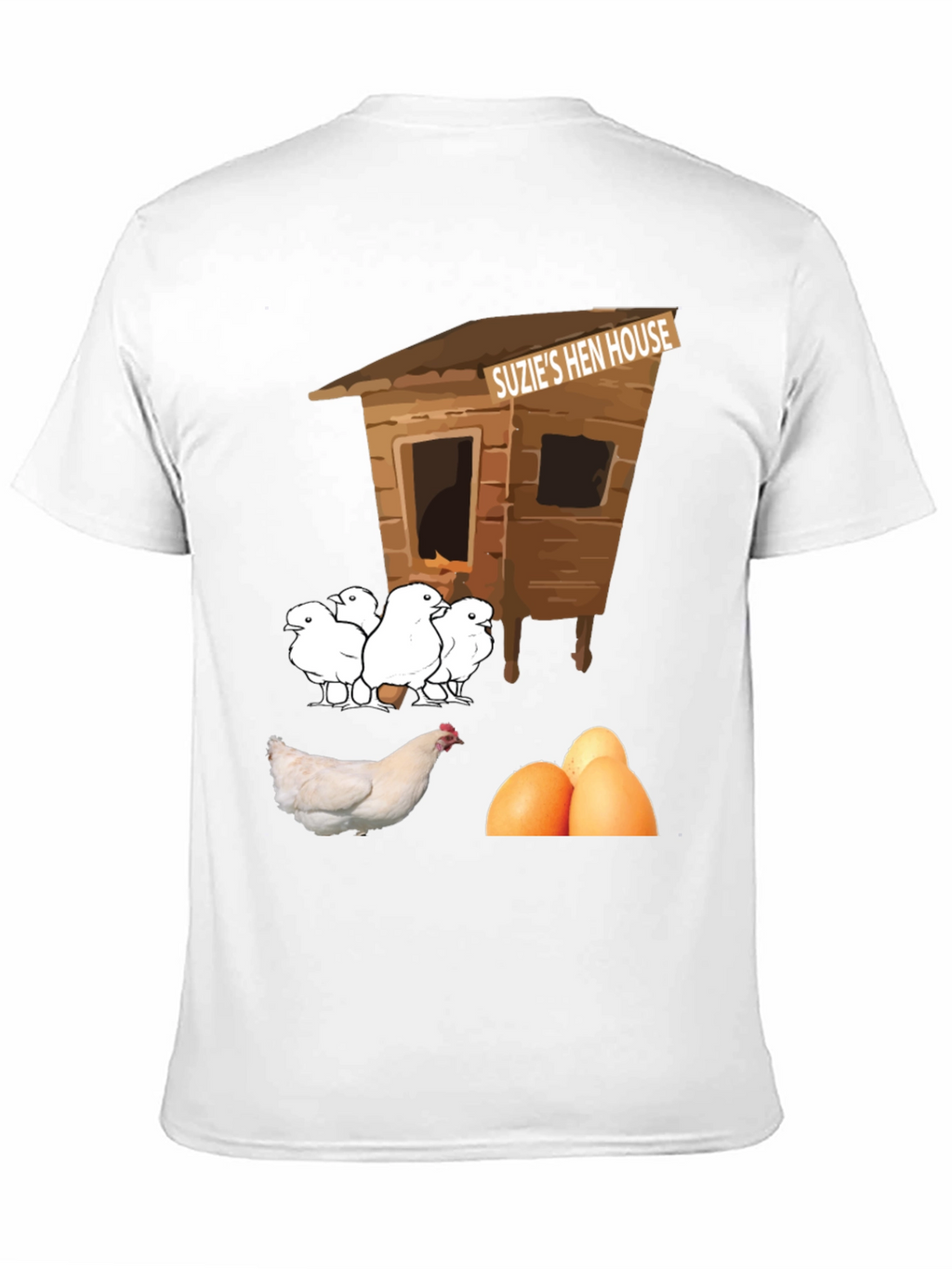 Funny Suzies Hen House T-Shirt Chicken & Eggs