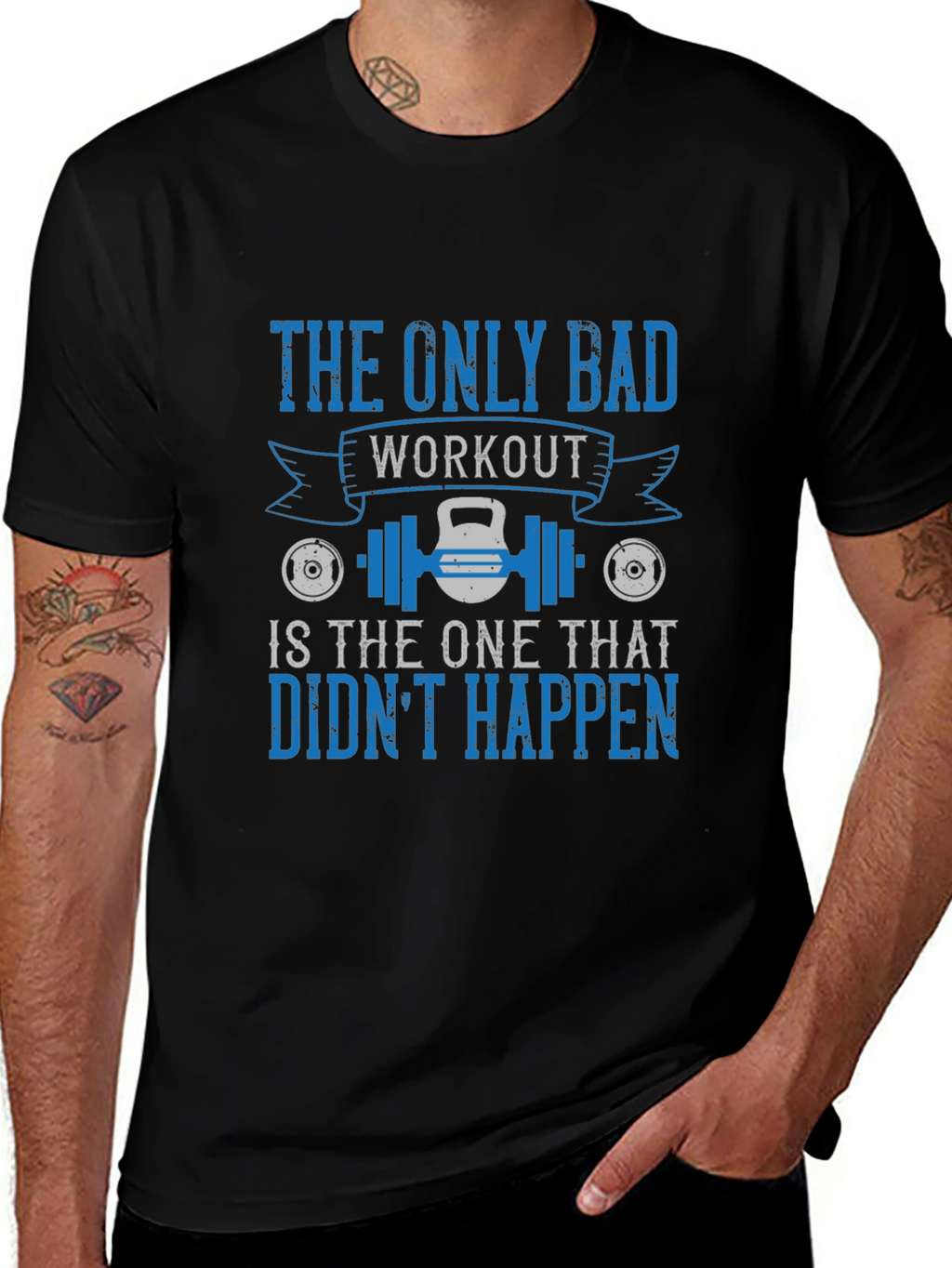 Workout Motivation Graphic Tee for Fitness Lovers