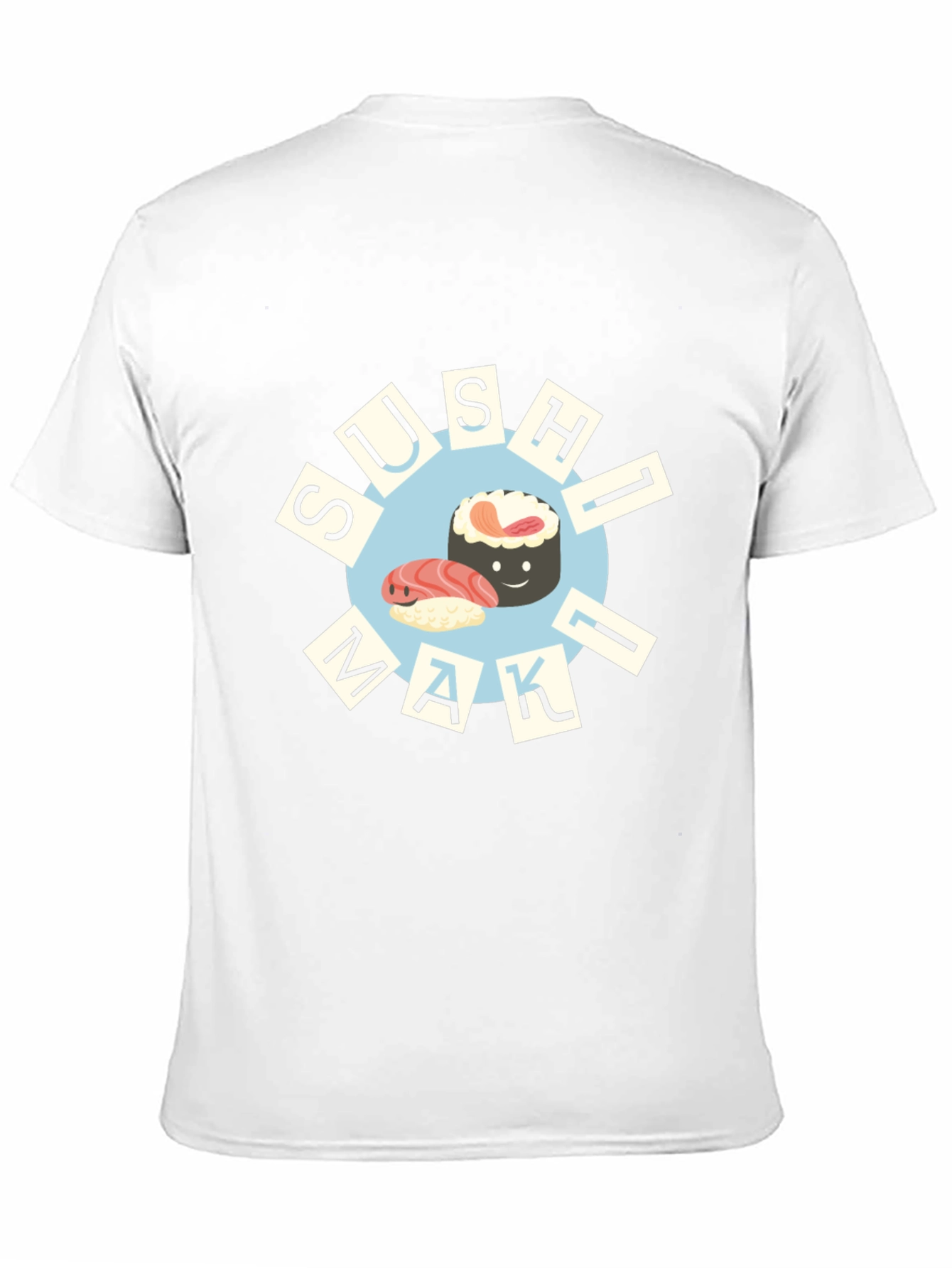 Sushi Maki T-Shirt - Cute Foodie Design