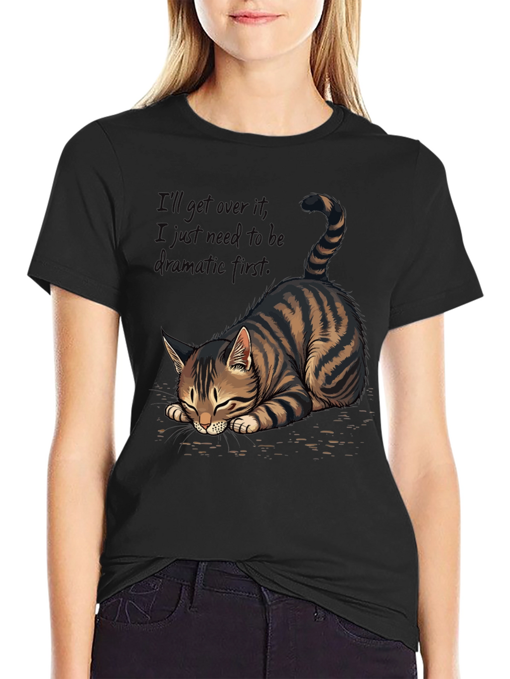 Dramatic Cat Tee