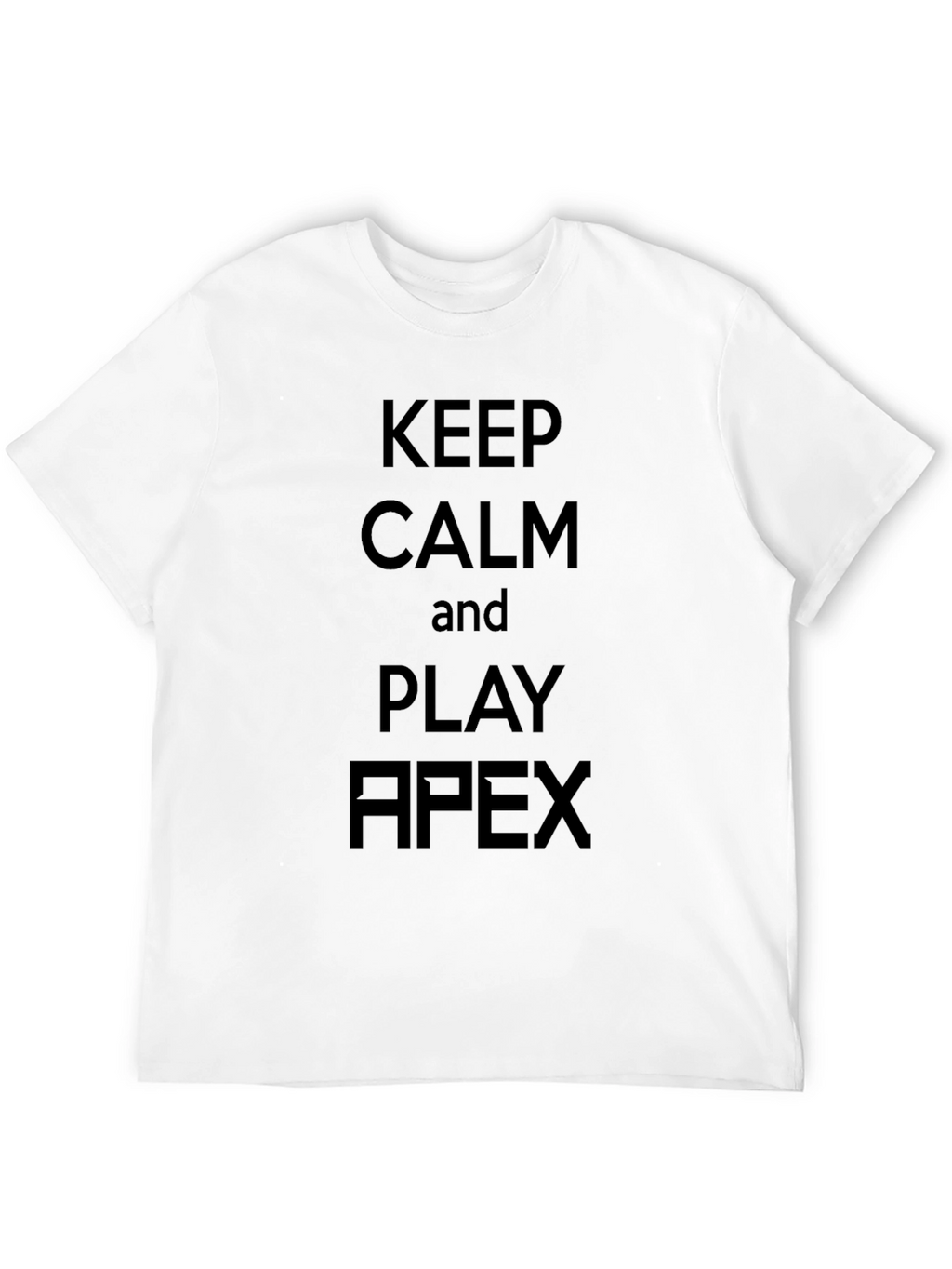 Keep Calm and Play Apex Black T-Shirt