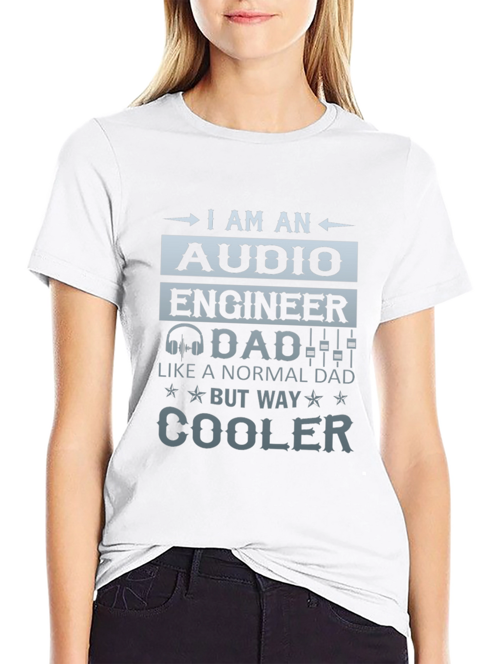 Audio Engineer Dad T-Shirt - Cool Dad Edition