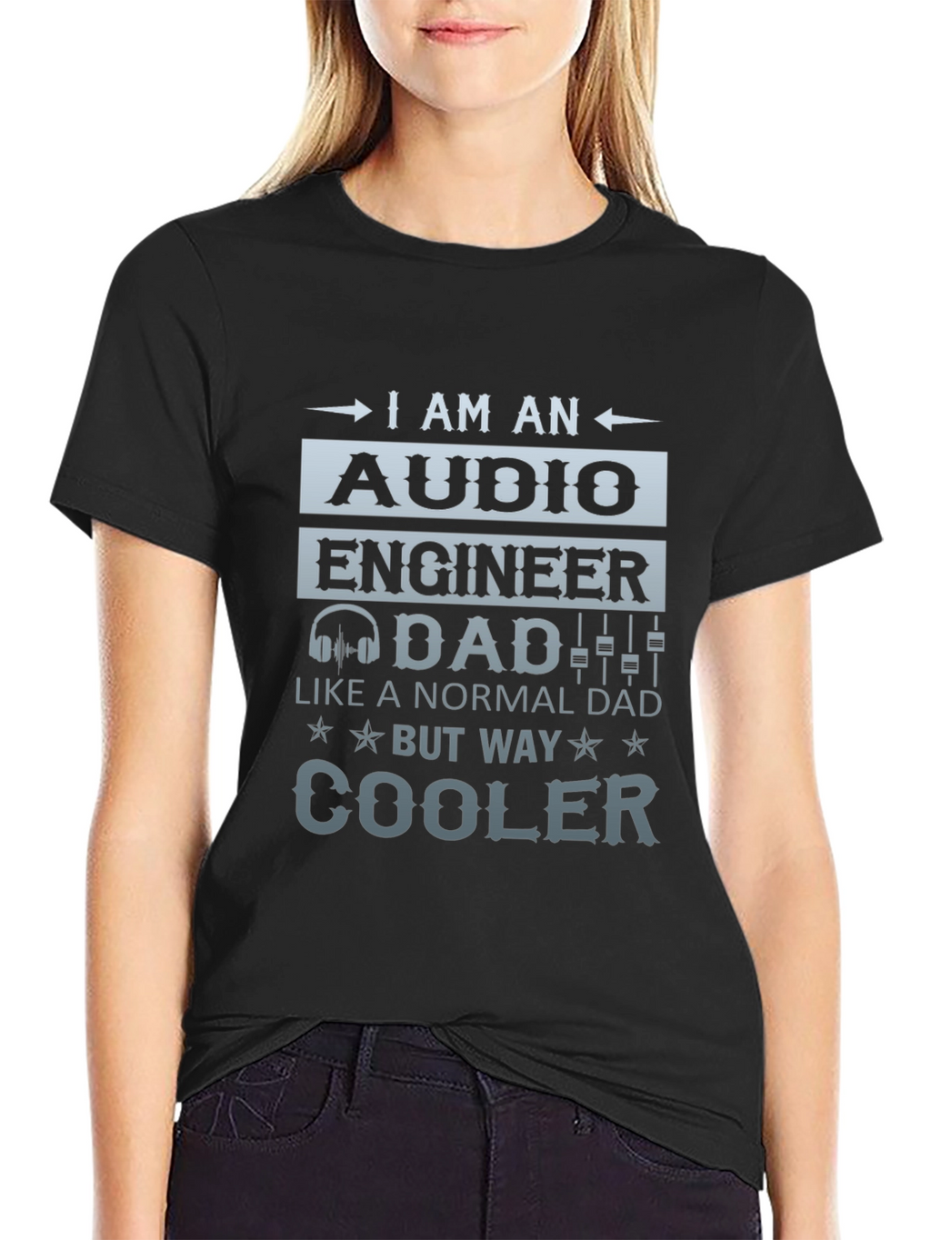 Audio Engineer Dad T-Shirt - Cool Dad Edition