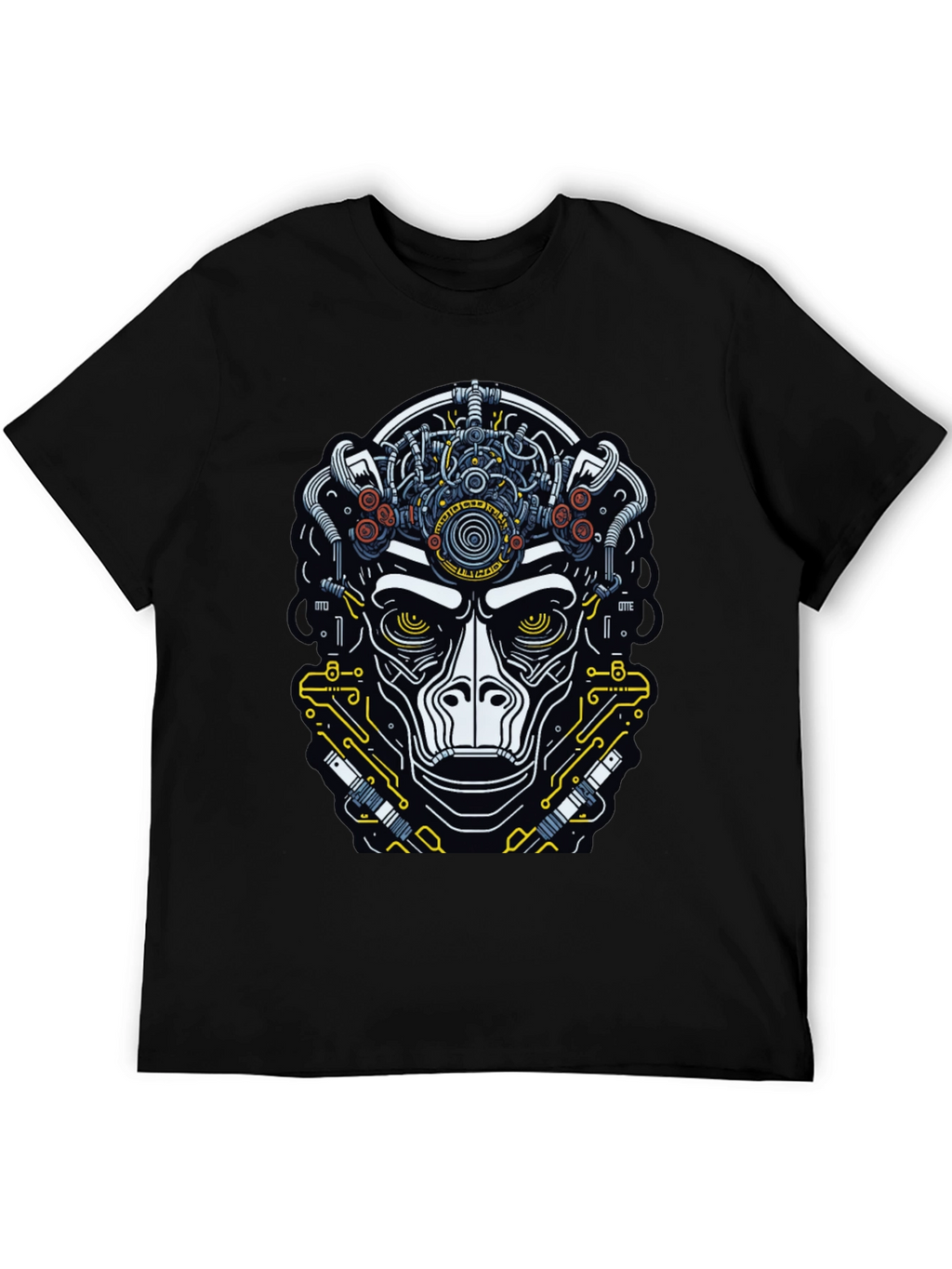 Cyberpunk Ape Graphic Tee - Unique Design