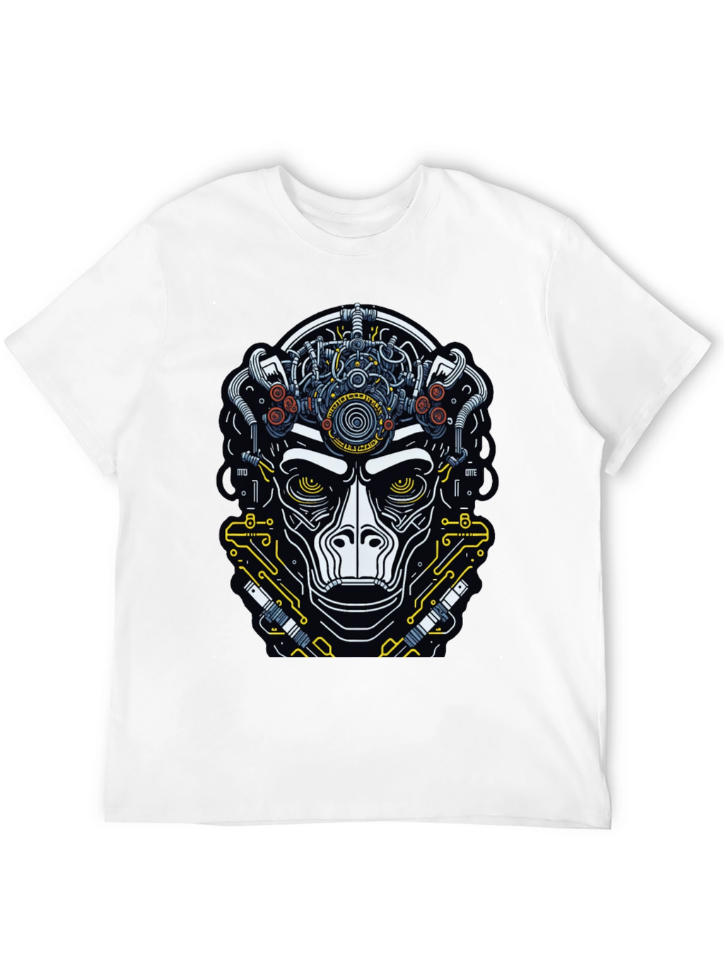 Cyberpunk Ape Graphic Tee - Unique Design