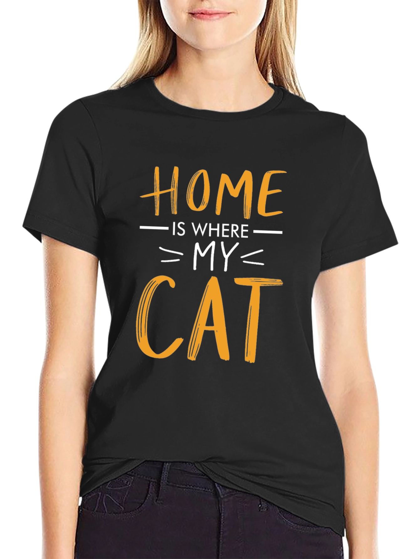 Home Is Where My Cat Is T-Shirt