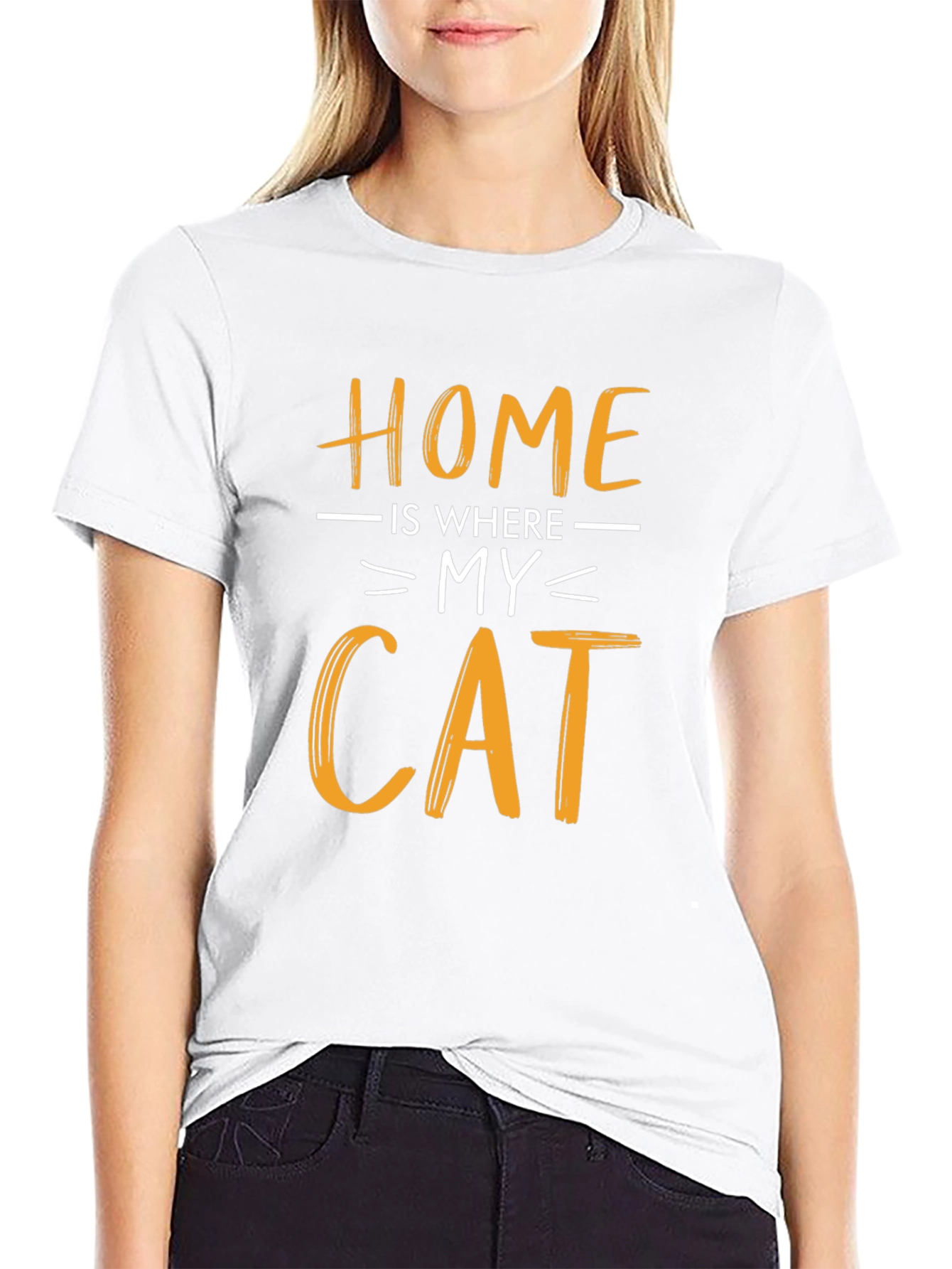 Home Is Where My Cat Is T-Shirt