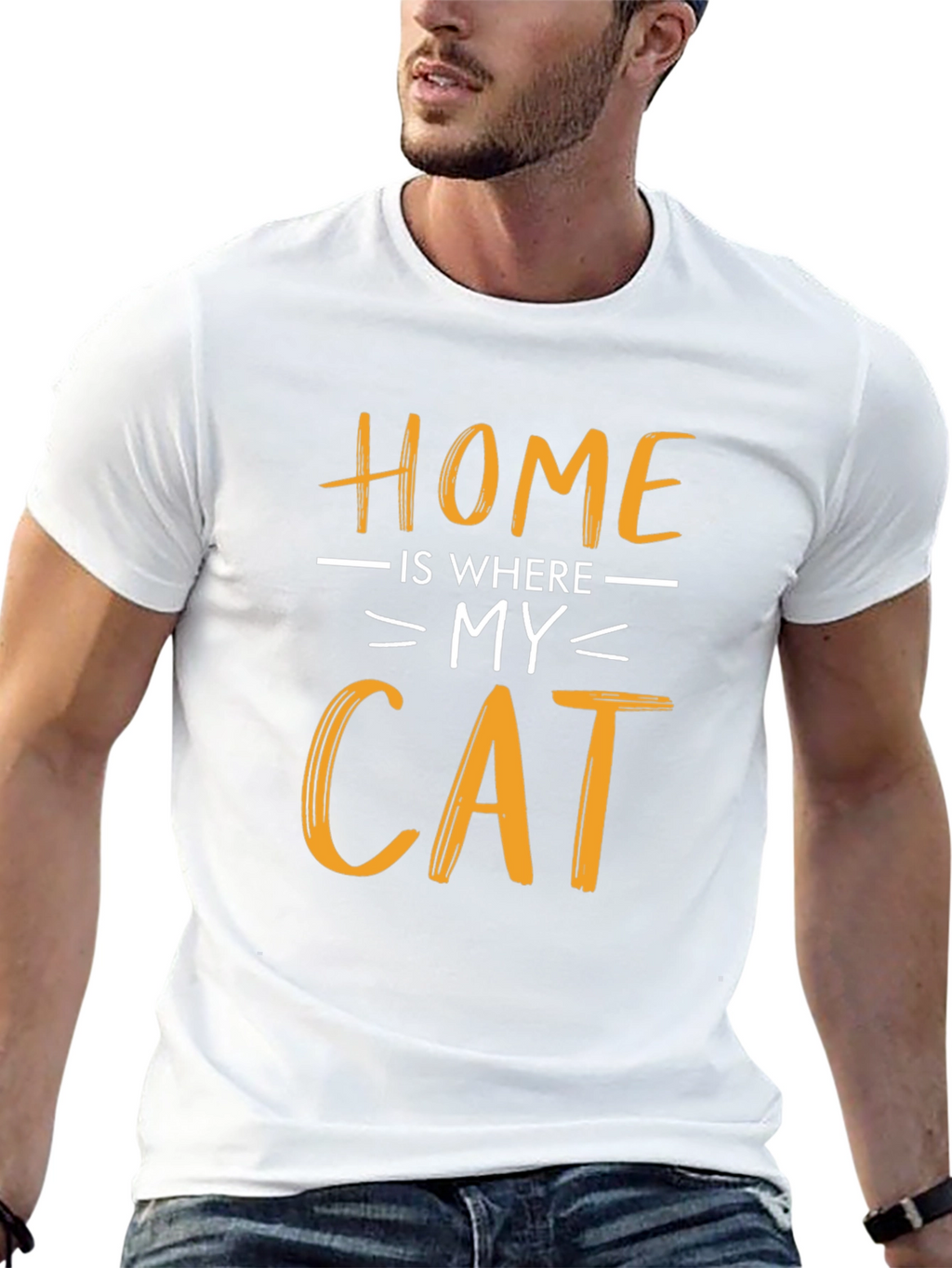 Home Is Where My Cat Is T-Shirt