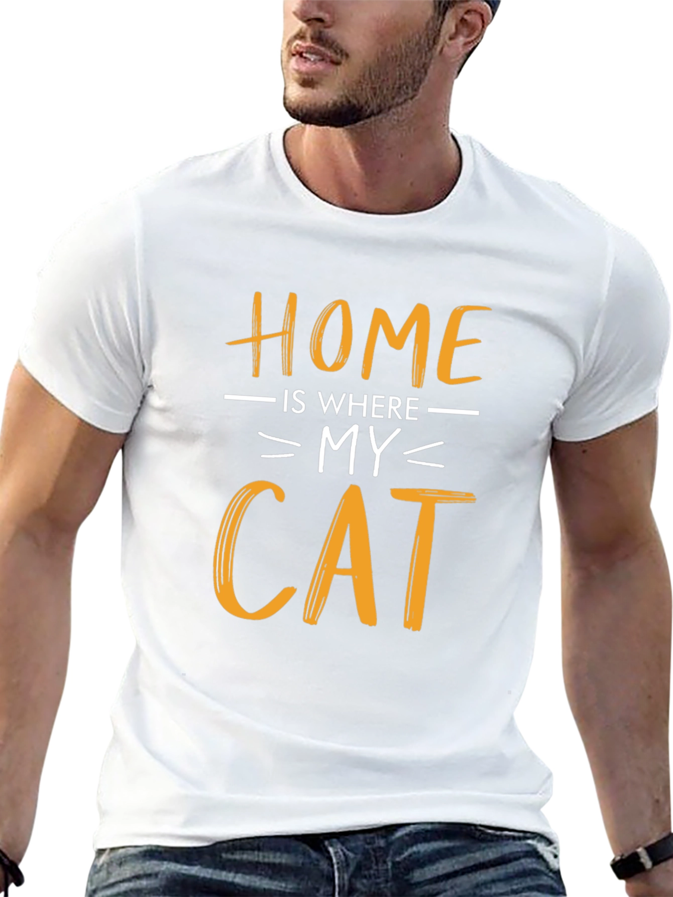 Home Is Where My Cat Is T-Shirt