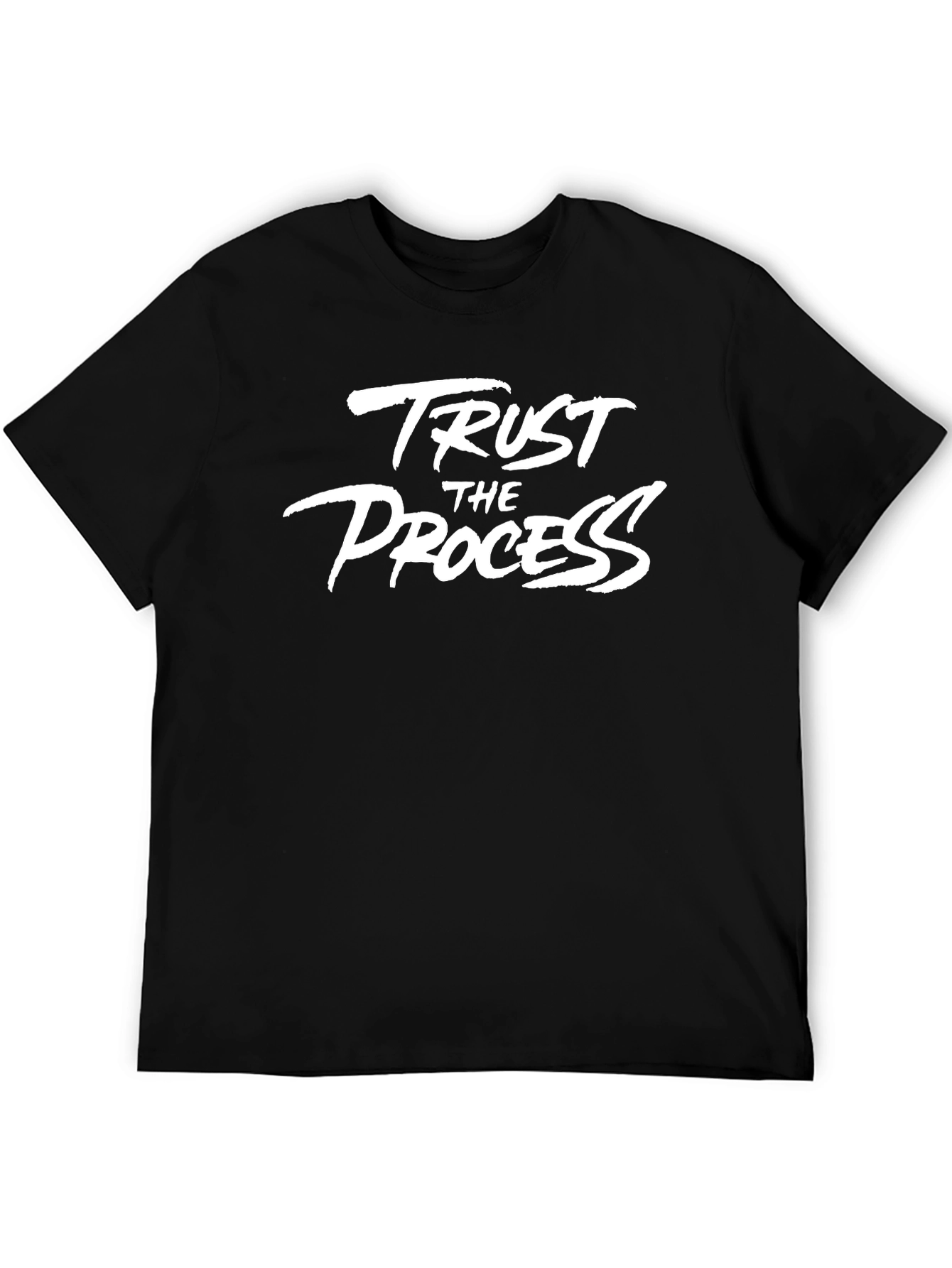 Trust The Process Black Graphic Tee