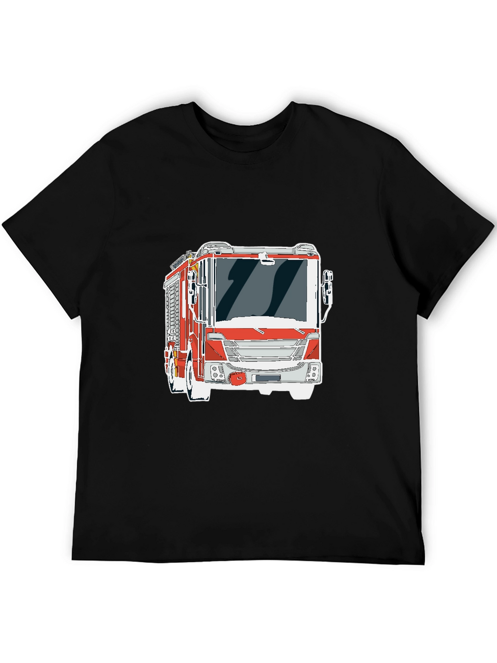 Firetruck Graphic Tee - Cool Fire Engine T-Shirt
