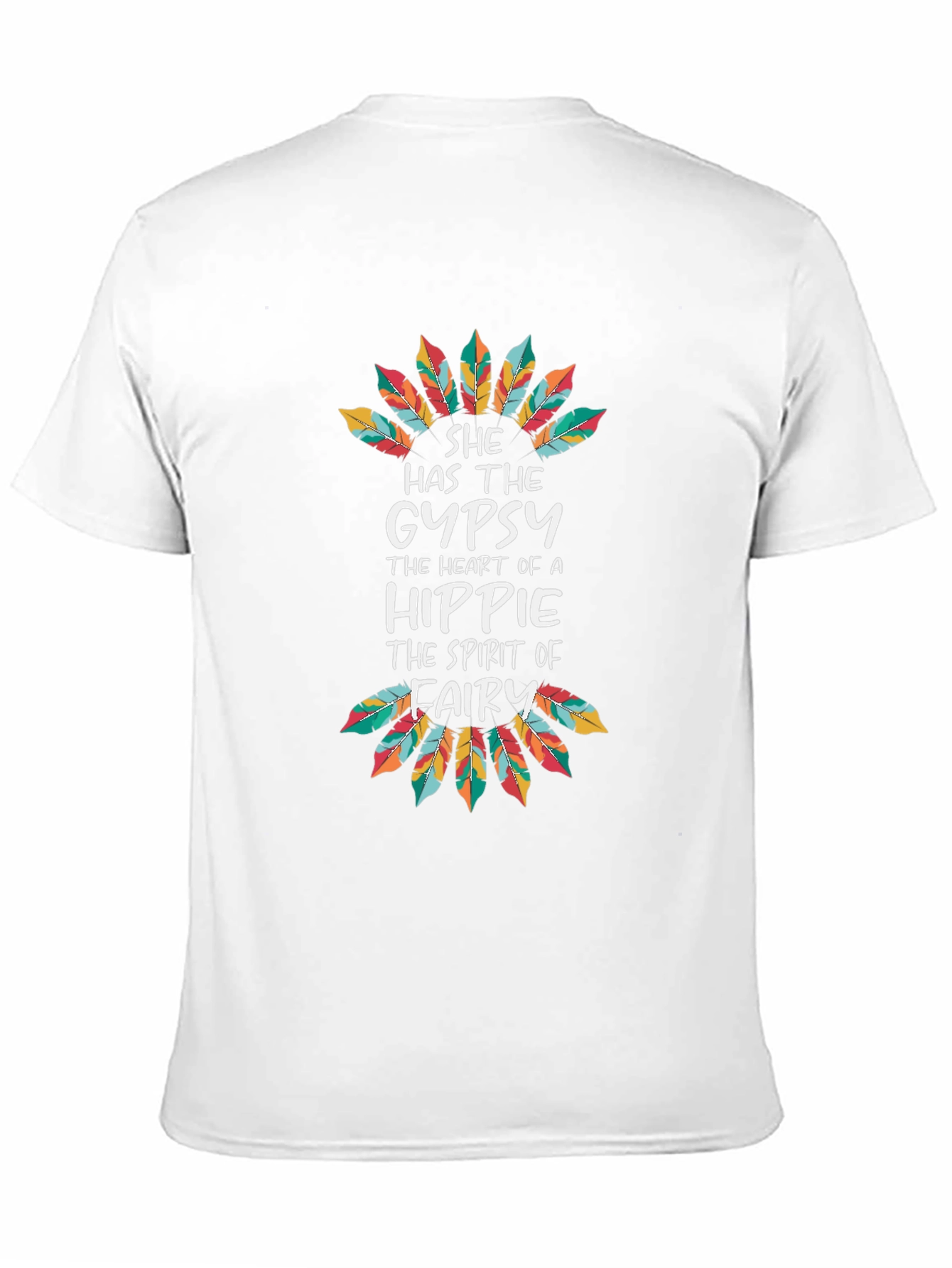 Gypsy Heart Hippie Spirit T-Shirt - Black