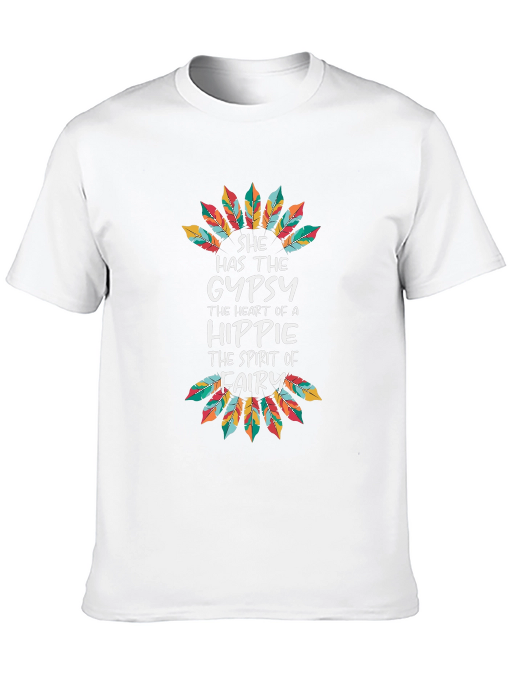 Gypsy Heart Hippie Spirit T-Shirt - Black