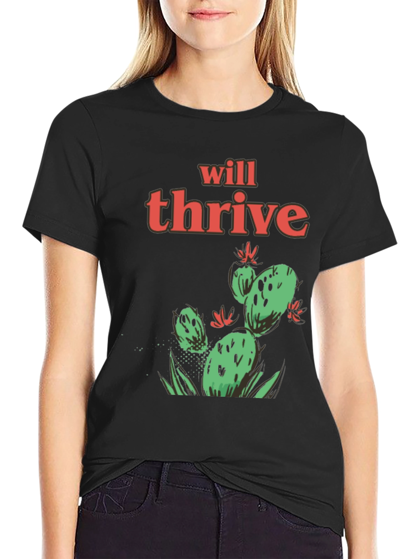 Will Thrive Cactus Graphic Tee